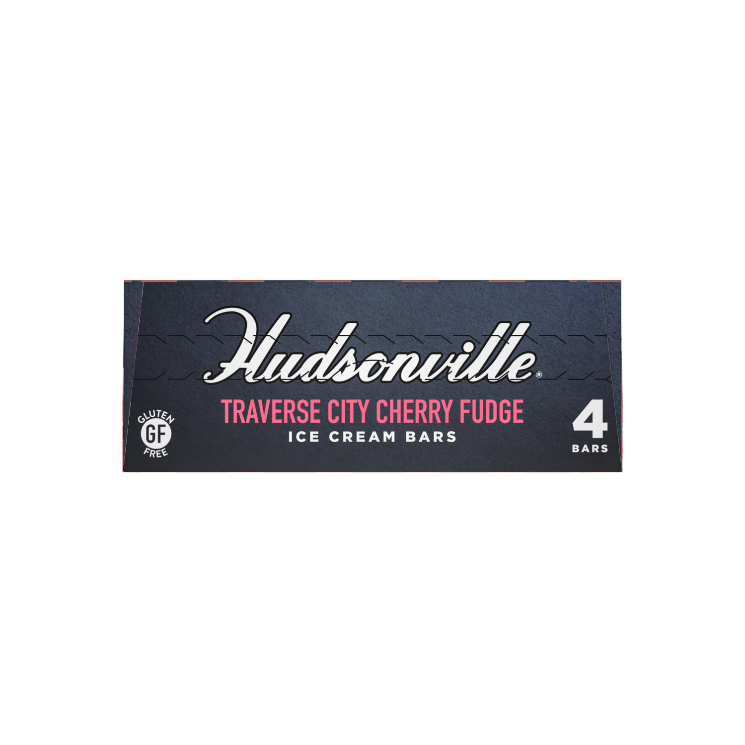 slide 5 of 5, Hudsonville Ice Cream Traverse City Cherry Fudge Ice Cream Bars 4Ct, 4 ct