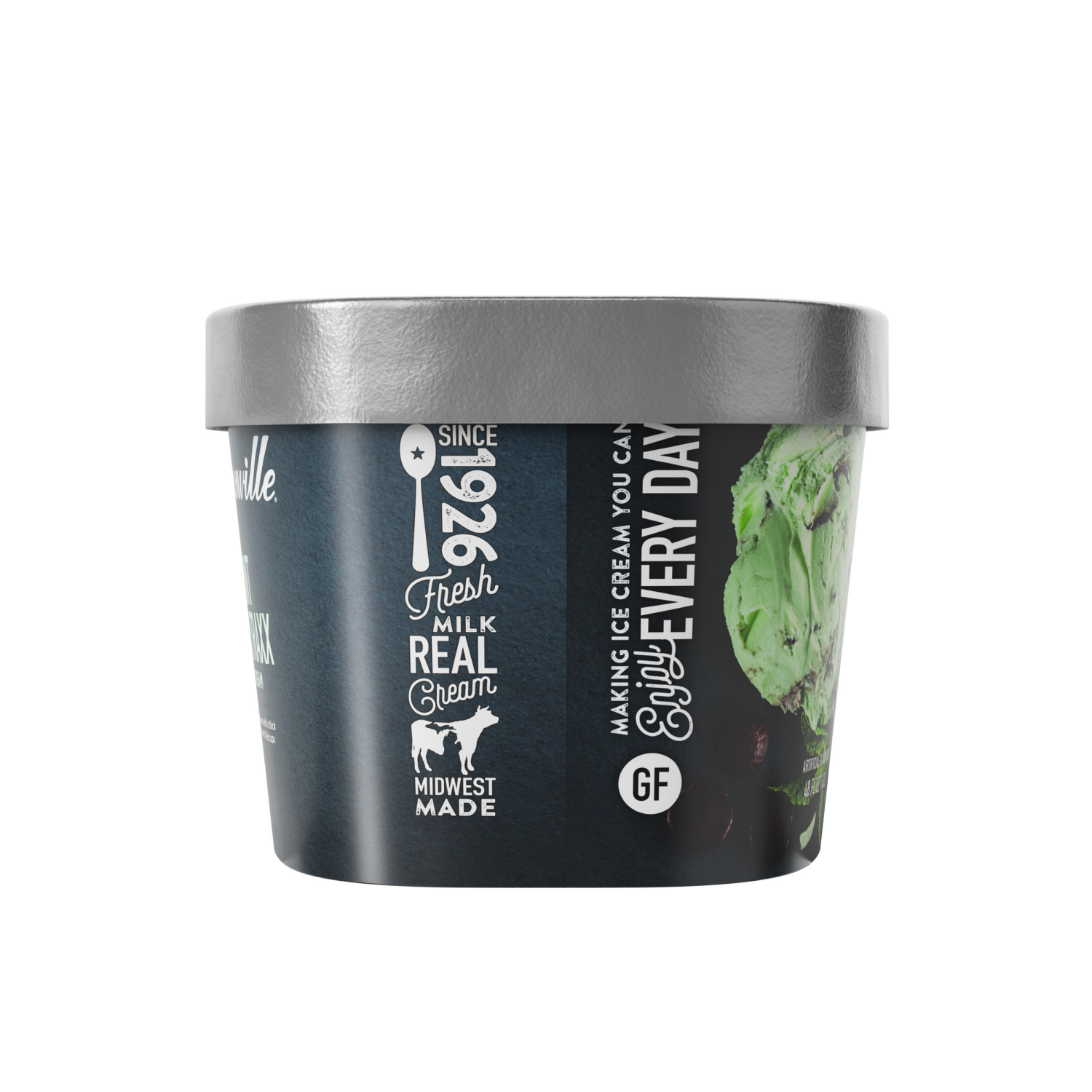 slide 2 of 5, Hudsonville Ice Cream Mint Deer Traxx 48Oz, 48 oz