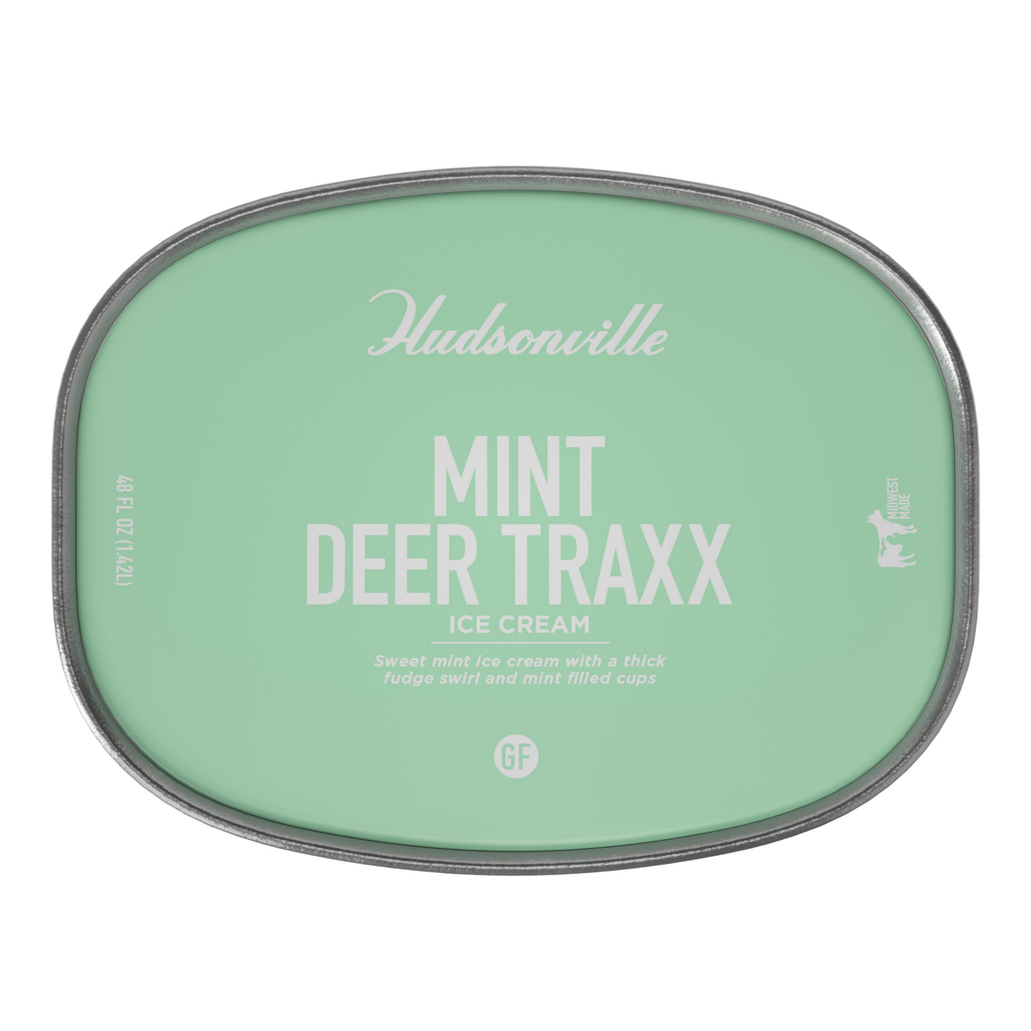 slide 5 of 5, Hudsonville Ice Cream Mint Deer Traxx 48Oz, 48 oz