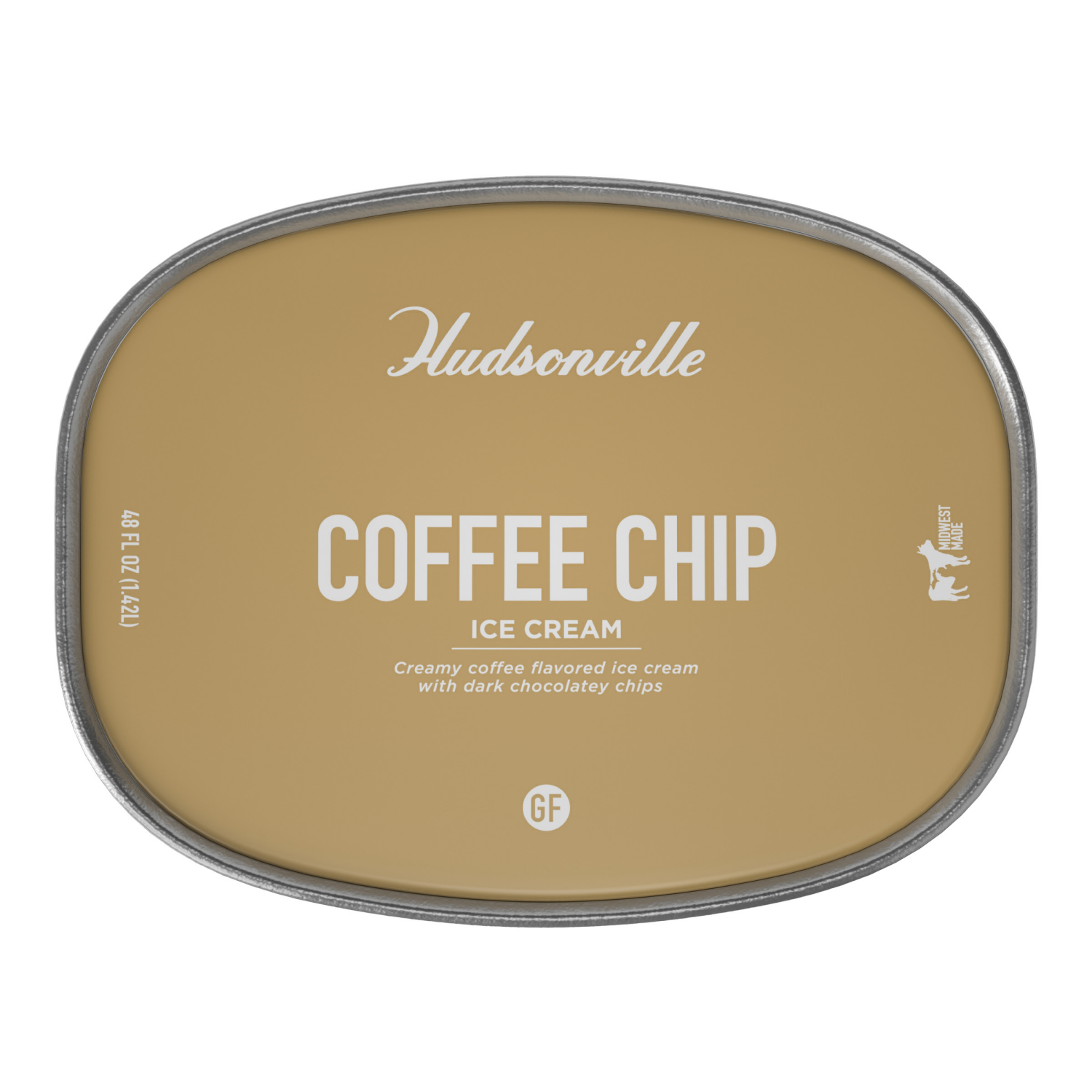 slide 5 of 5, Hudsonville Ice Cream Coffee Chip 48Oz, 48 oz