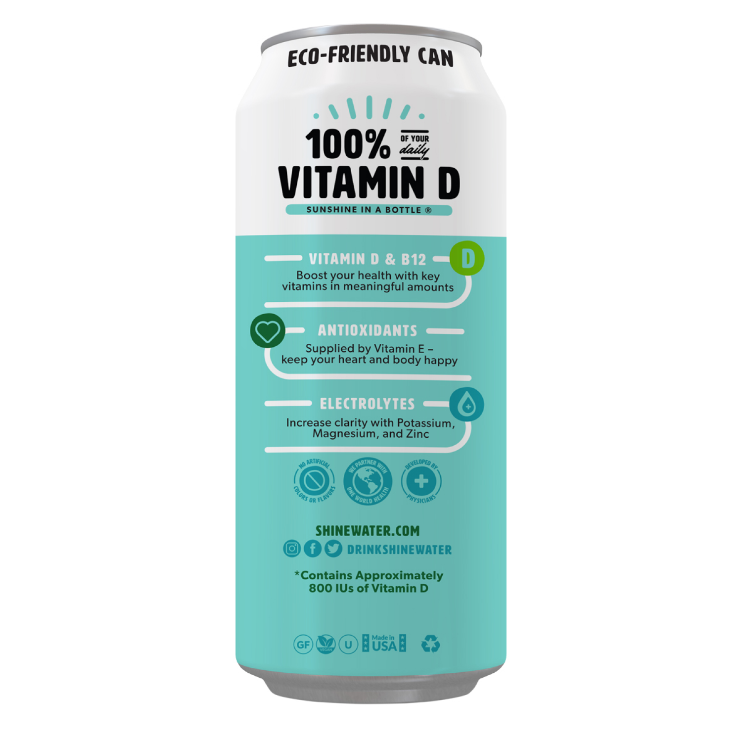 slide 2 of 2, Shine Water Zero Sugar Coconut Lime Water 16 fl oz, 16 fl oz