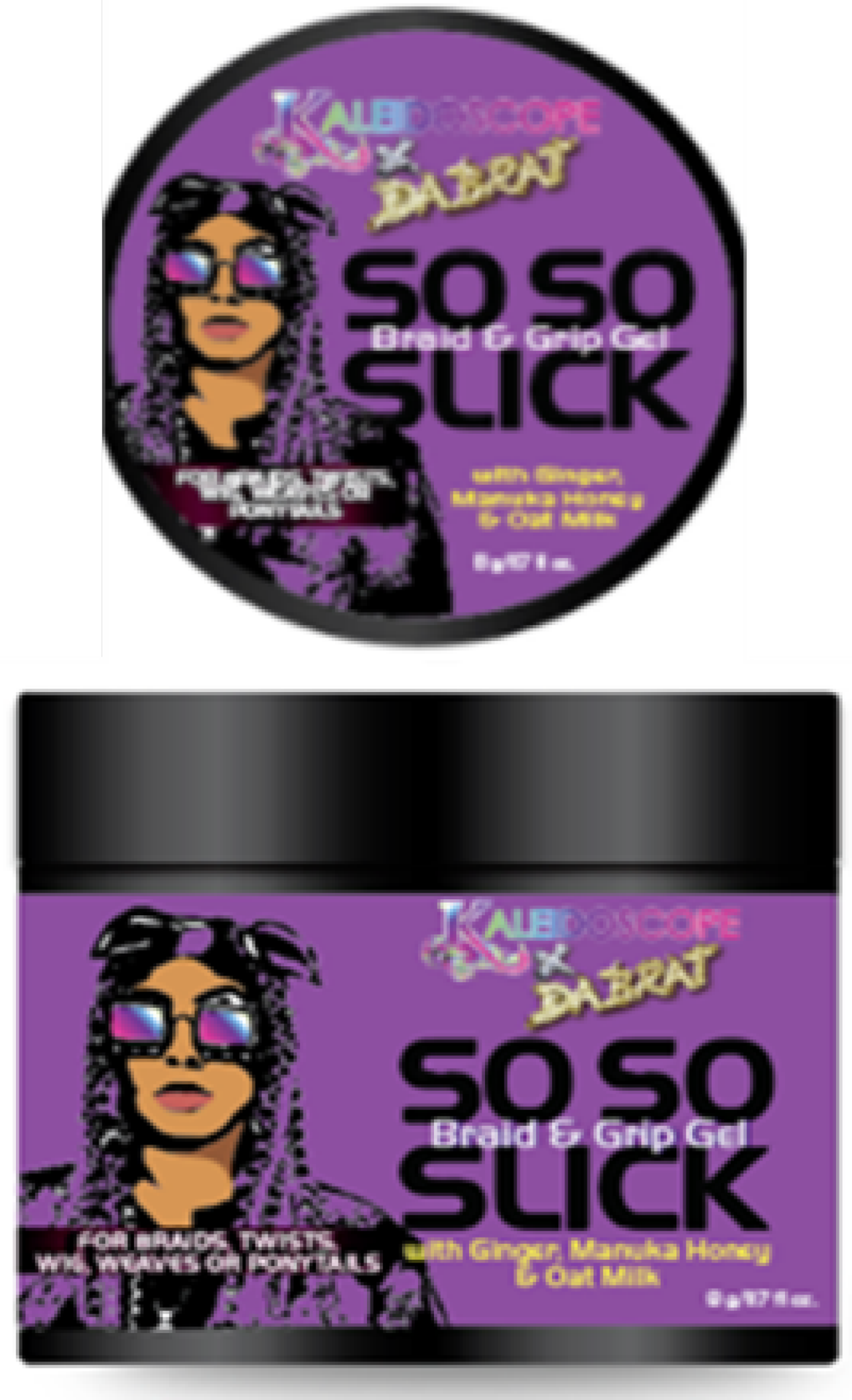 slide 1 of 1, Kaleidoscope X Dabrat Braid & Grip Gel 226 g, 8 oz