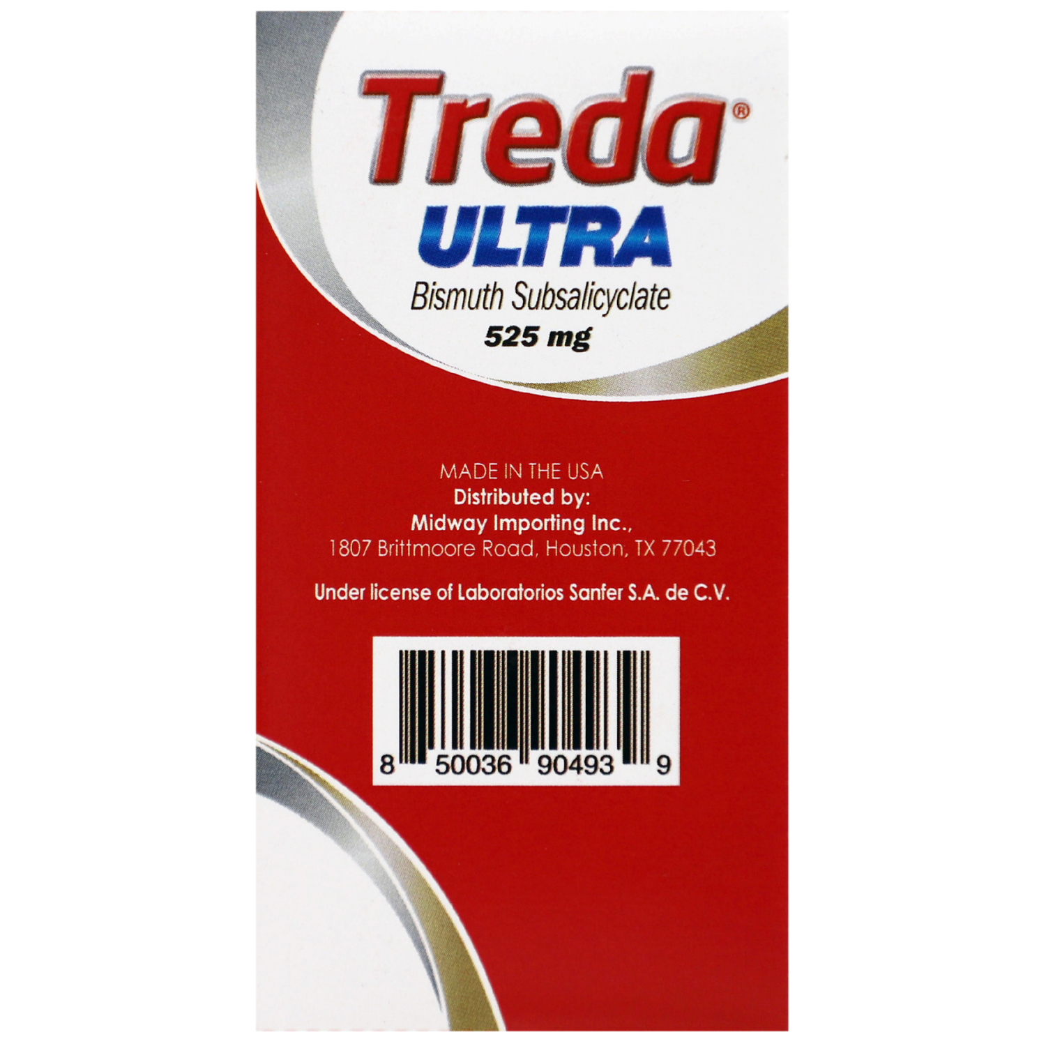 slide 3 of 3, Treda 525 mg Upset Stomach Reliever 24 ea, 24 ct