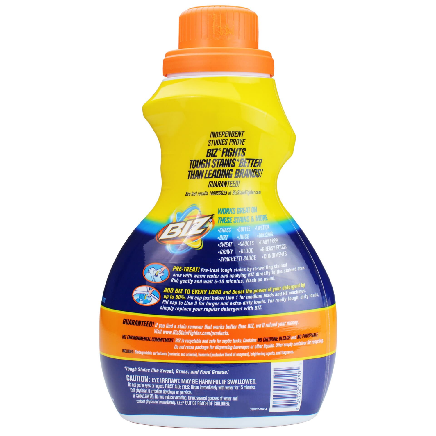 slide 2 of 2, BIZ Stain & Odor Eliminator 50 fl oz, 50 fl oz