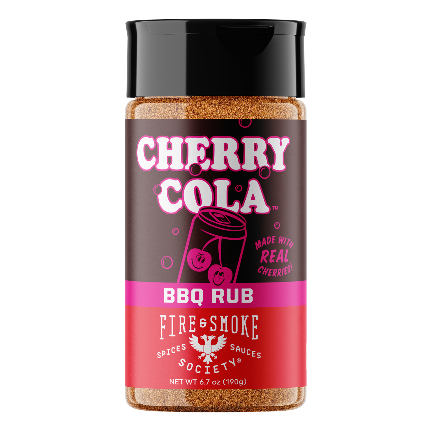 slide 1 of 2, Fire & Smoke Society Cherry Cola BBQ Rub 6.7 oz, 6.7 oz
