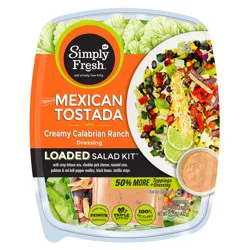 Simply Fresh Mexican Tostada Loaded Salad Kit