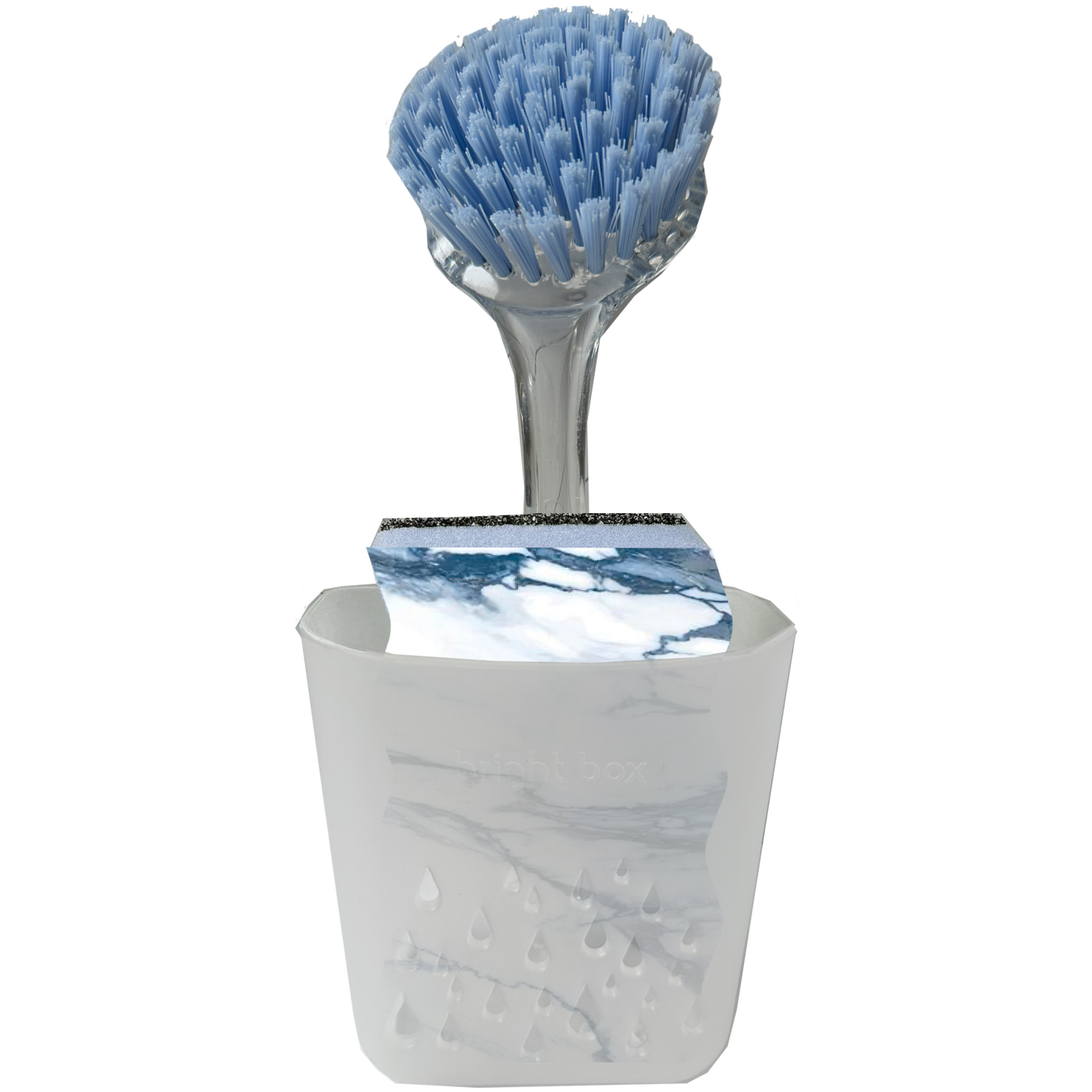 slide 1 of 1, BRITE BOX Bright Box Labs 3 Pc. Sink Set- Blue, 3 ct