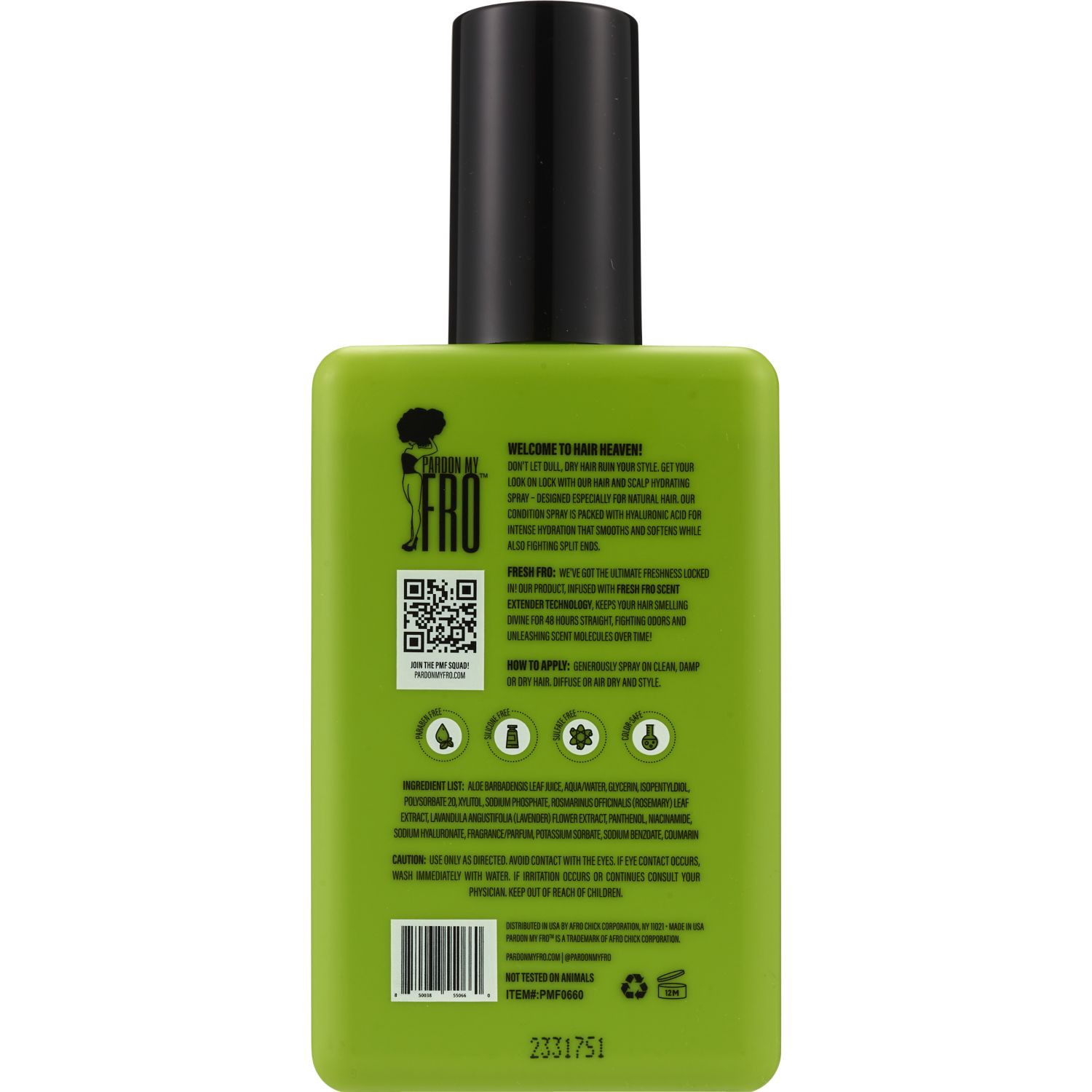 slide 2 of 2, Pardon My Fro Braid/Scalp Spr8Z, 8 oz