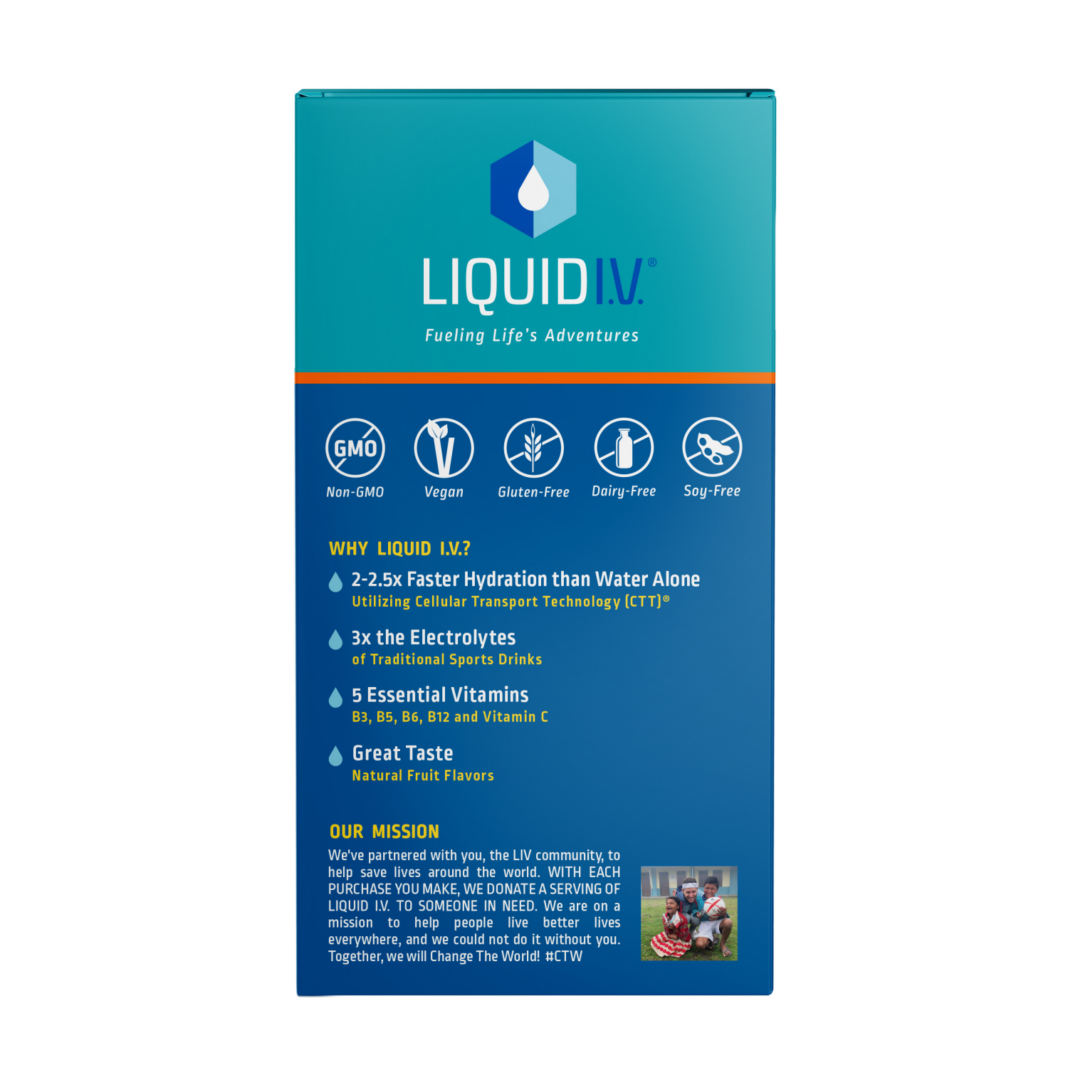 slide 3 of 4, Liquid I.V. Hydration Multiplier Tropical Punch Electrolyte Drink Mix 15 - 0.56 oz Stick Packs, 15 ct