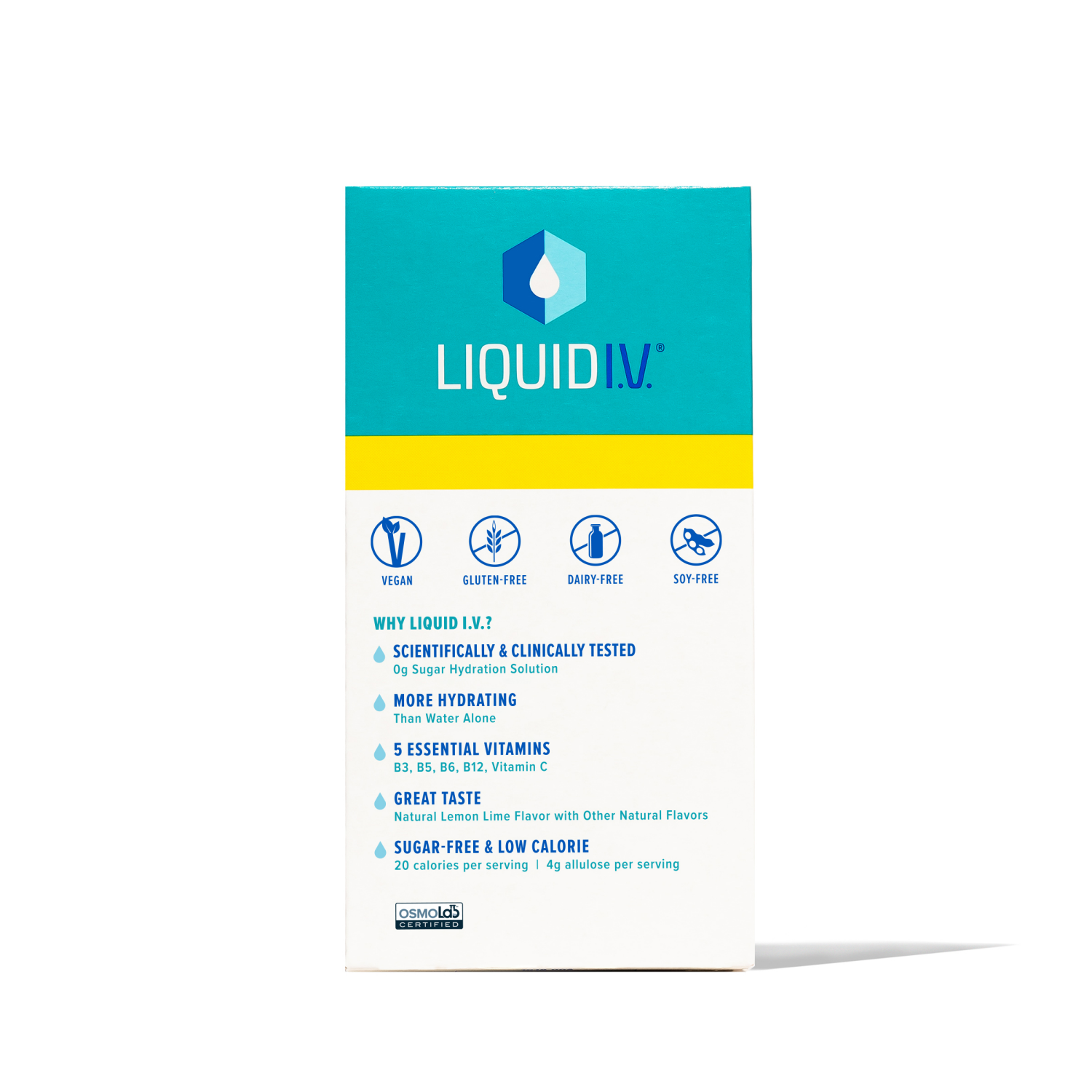 slide 3 of 4, Liquid I.V. 10ct Sugar Free Lemon Lime Carton (IP), 10 ct