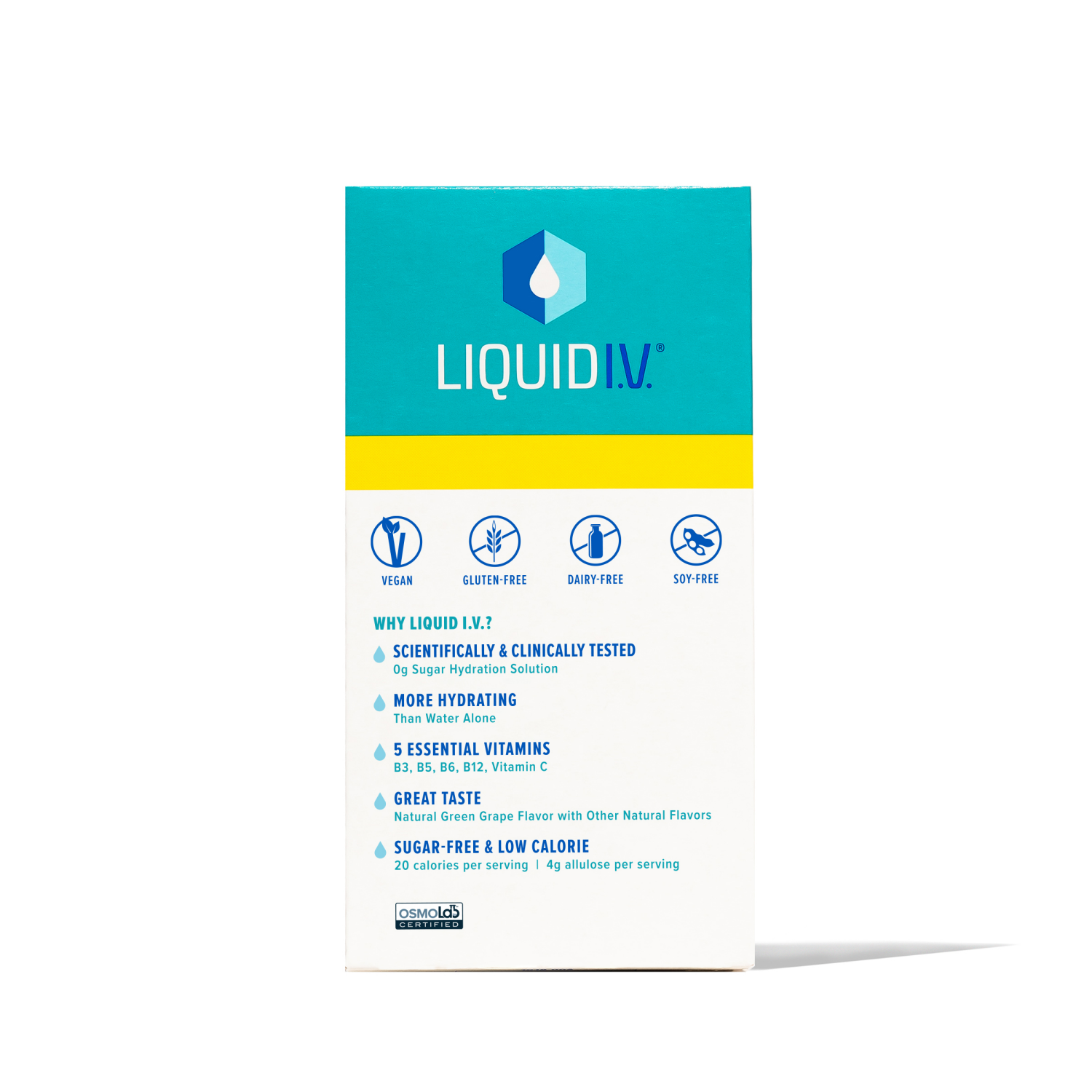 slide 4 of 5, Liquid I.V. Liquid Iv Hydration Multiplier Green Grape Drink Mix, 10 ct