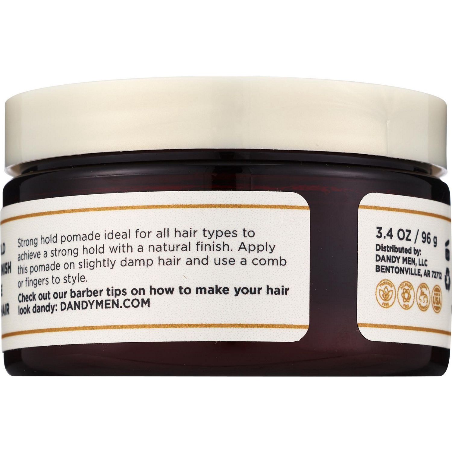 slide 2 of 5, Dandymen Pomade, 3.4 oz