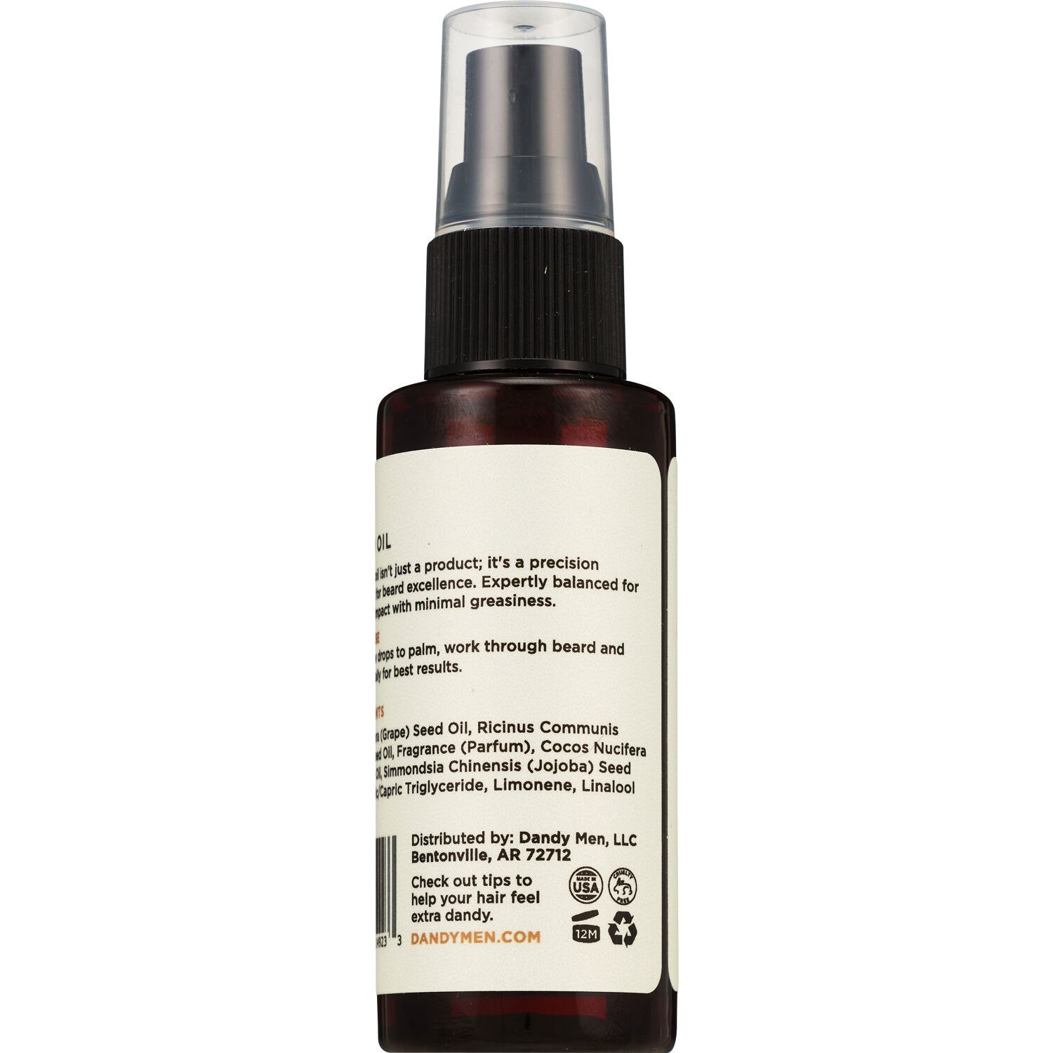 slide 3 of 3, Dandymen Beard Oil, Saffron Ember, 2 Oz, 2 oz