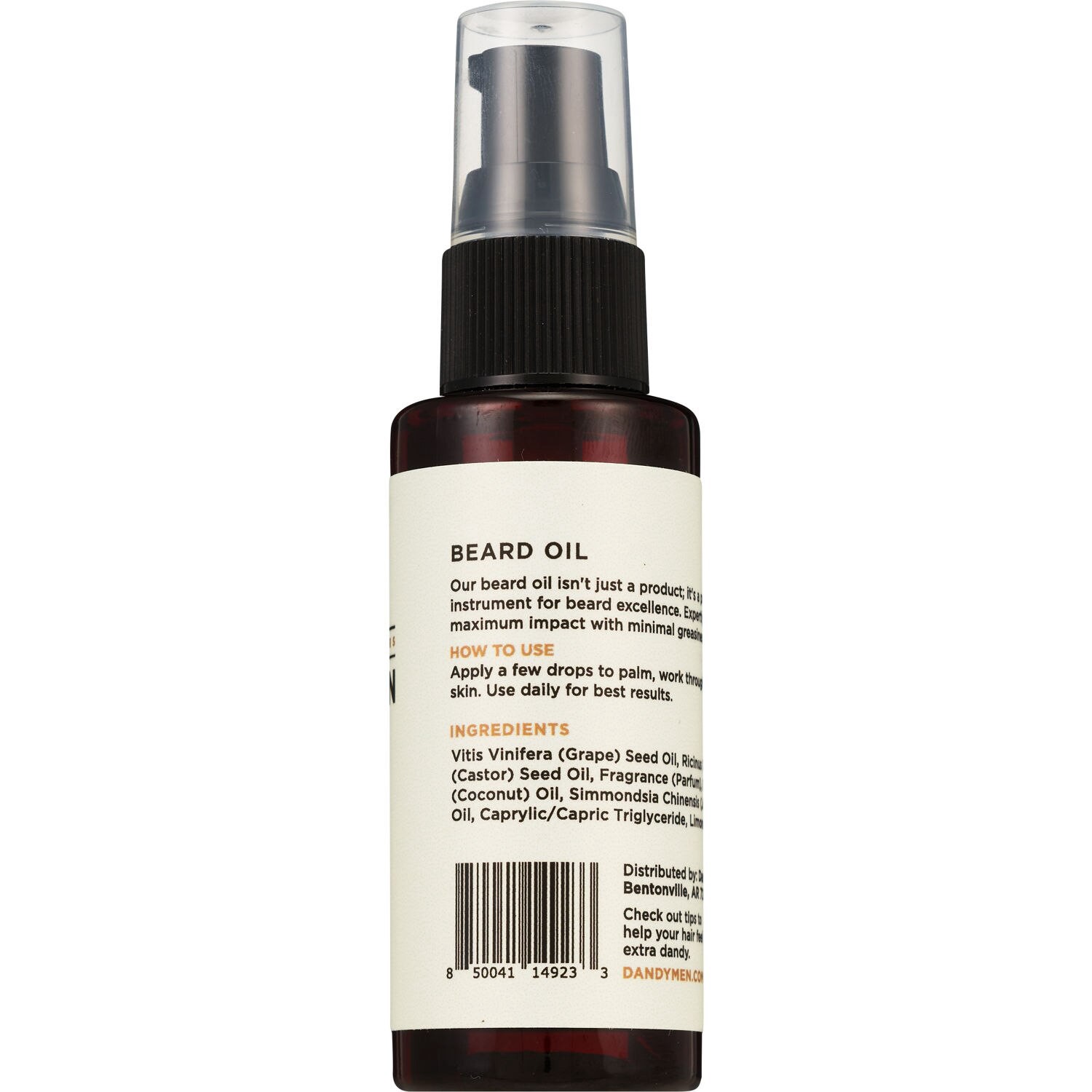 slide 2 of 3, Dandymen Beard Oil, Saffron Ember, 2 Oz, 2 oz