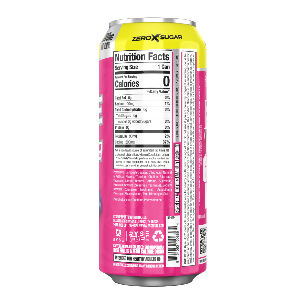 slide 14 of 17, Ring Pop Ryse Fuel Nostalgic Flavor Energy Drink Can - 4 ct, 4 ct