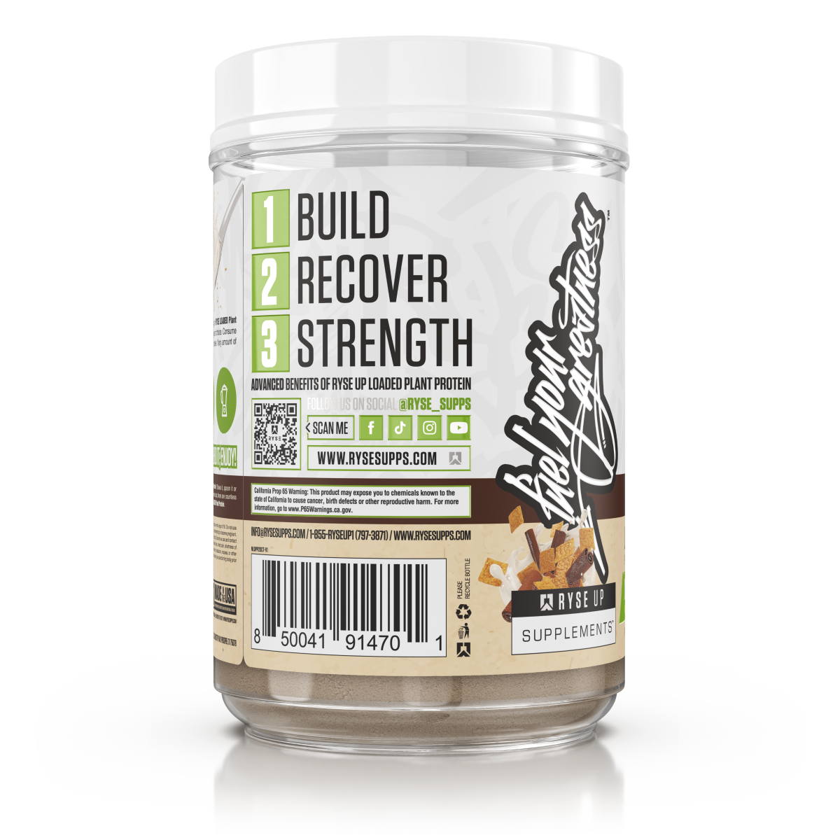 slide 4 of 4, RYSE Naturals Loaded Plant Based Protein Powder - Cinnamon Toast, 1 ct