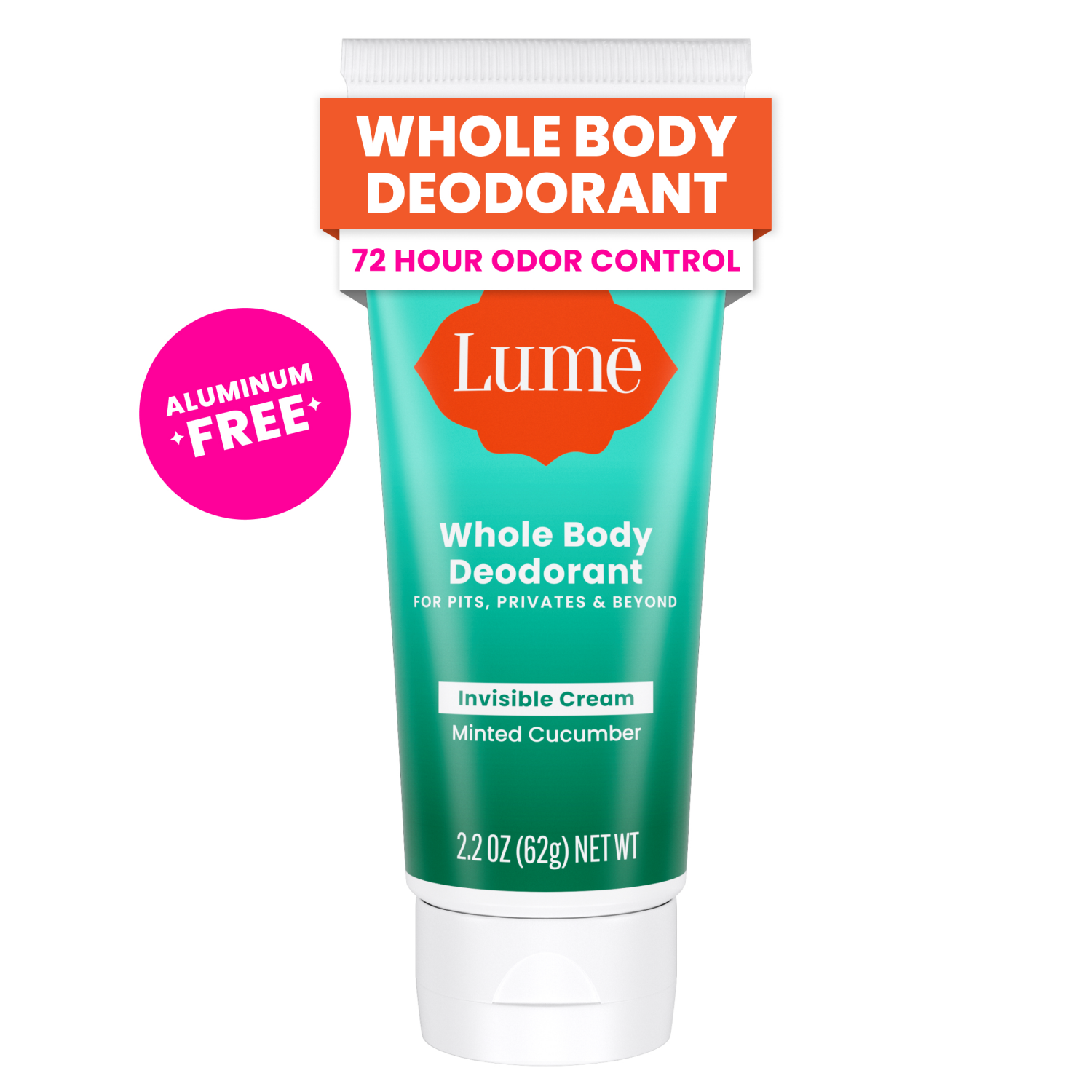 slide 1 of 5, Lume Antiperspirants and Deodorants Tube Minted Cucumber - 2.2oz, 2.2 oz
