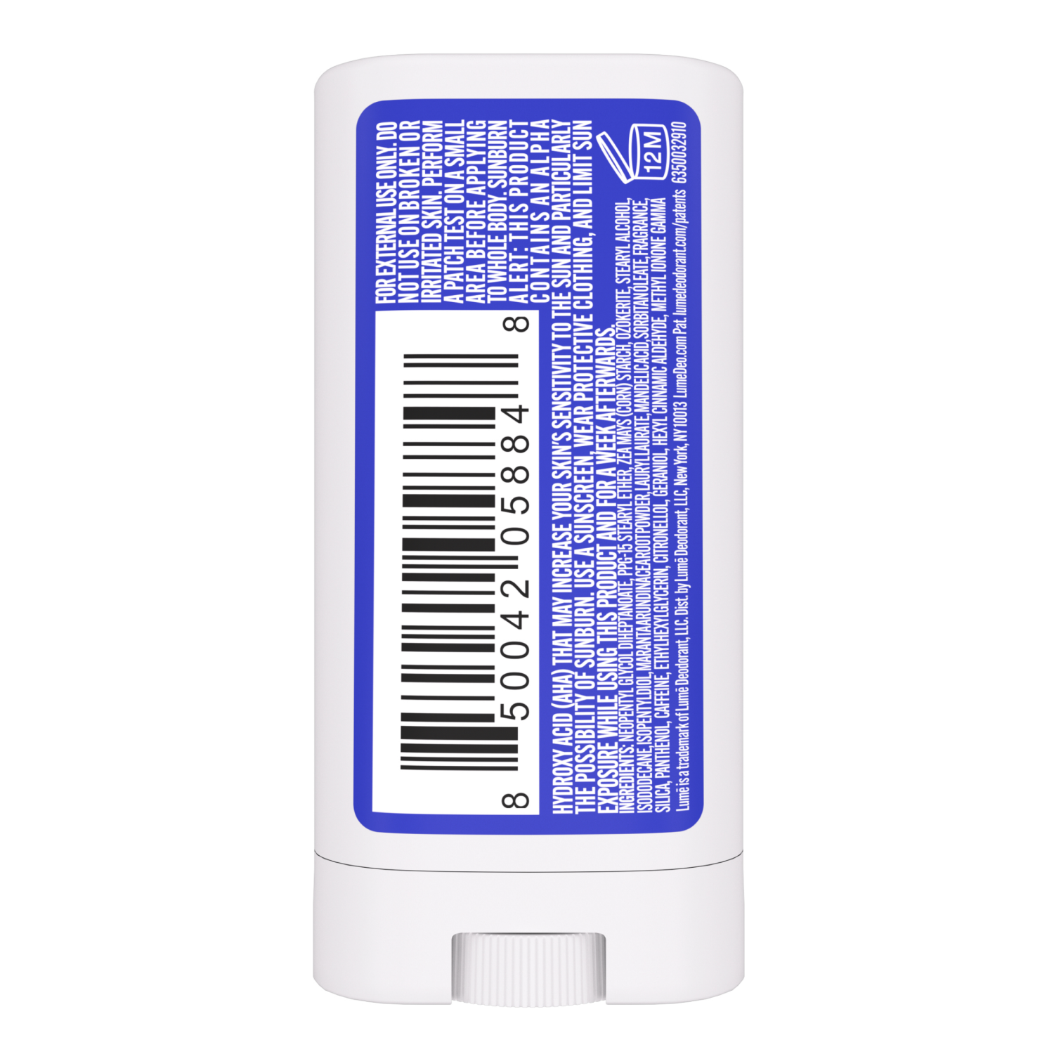 slide 3 of 8, Lume Whole Body Women's Deodorant - Mini Smooth Solid Stick - Aluminum Free - Soft Powder Scent - Trial Size - 0.5oz, 0.5 oz