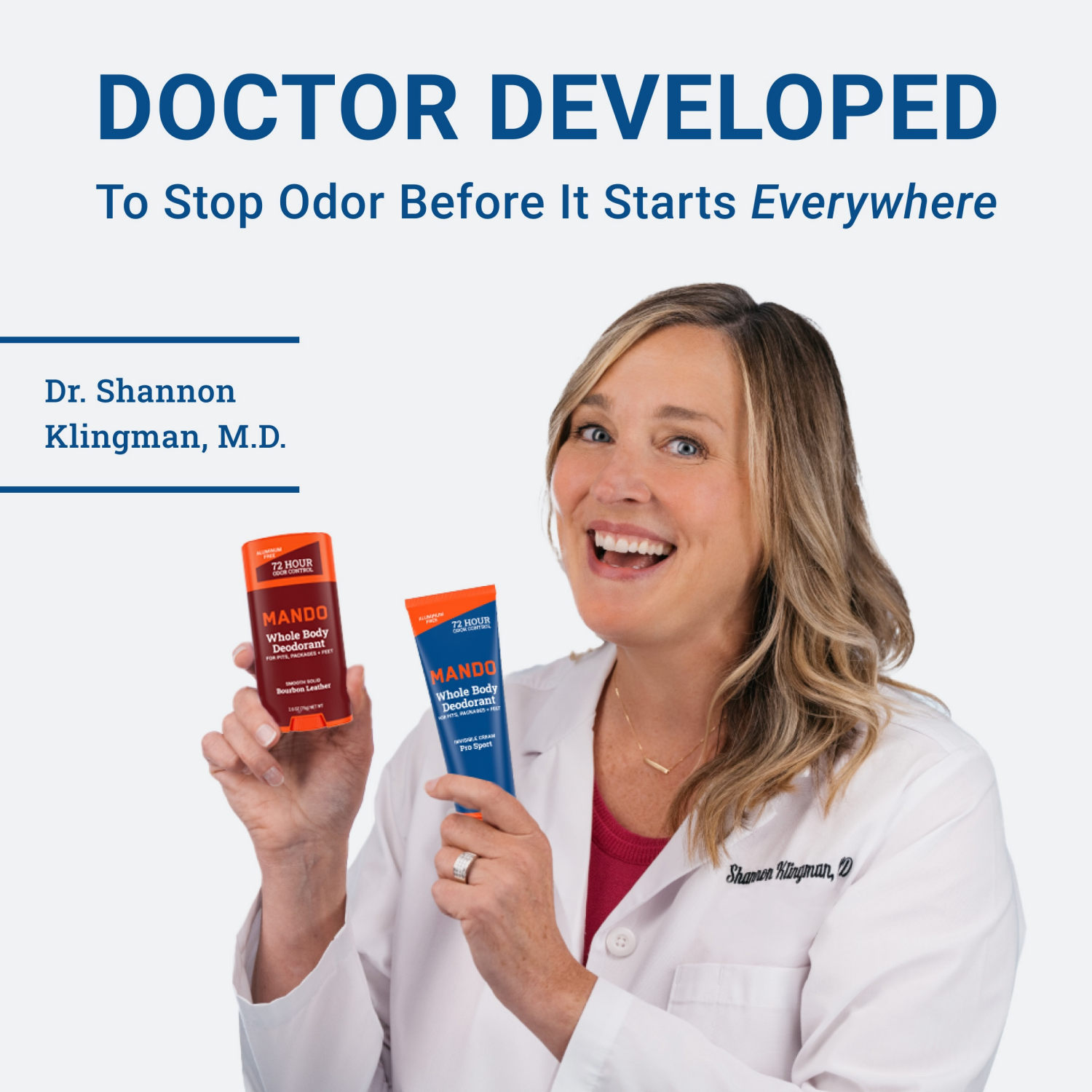 slide 2 of 8, Mando Smooth Solid Whole Body Pro Sport Deodorant 0.5 oz, 0.5 oz