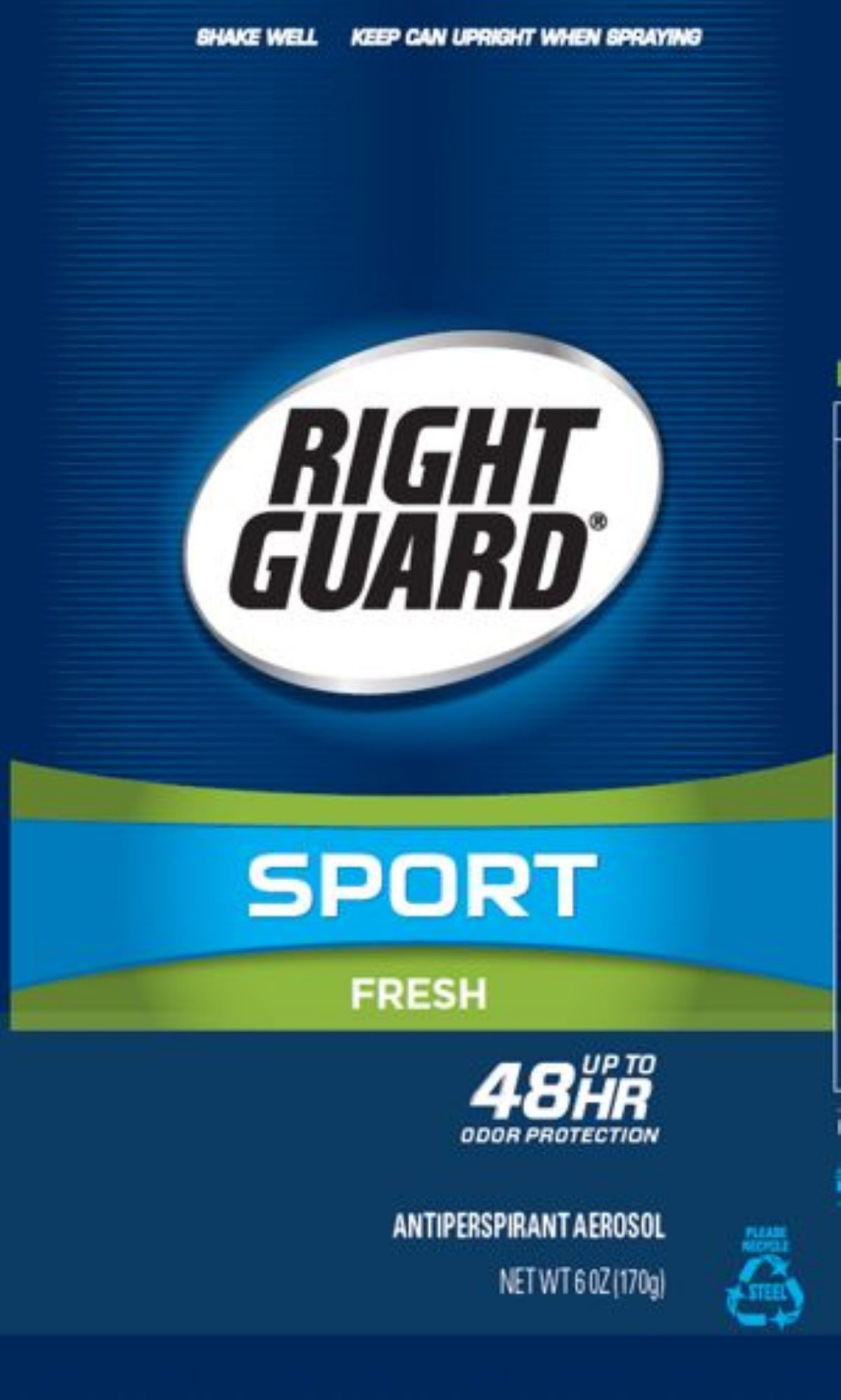 slide 3 of 3, Right Guard Fresh Antiperspirant Spray, 6 oz