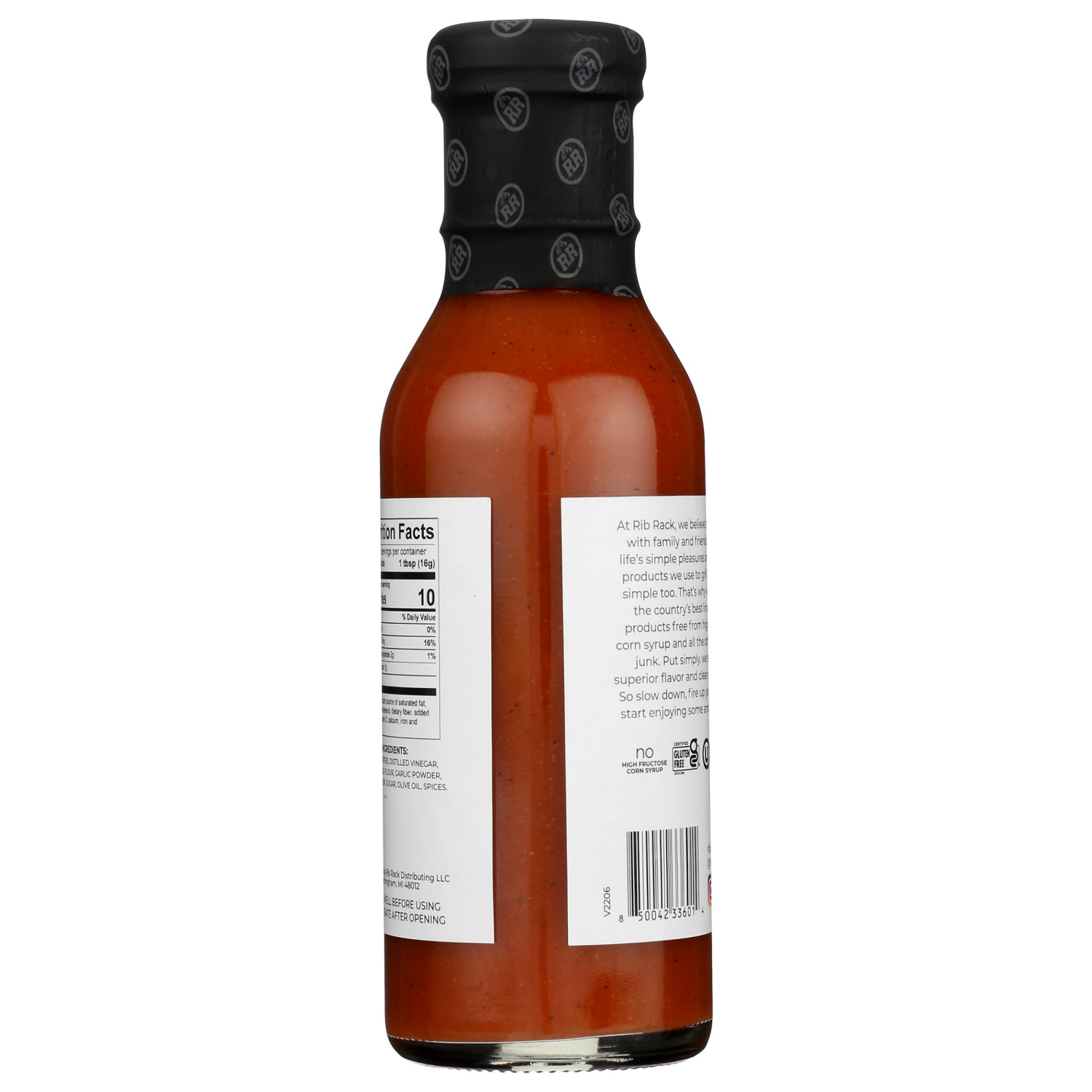 slide 2 of 3, Rib Rack Buffalo Wing Rib Sauce, 12 oz