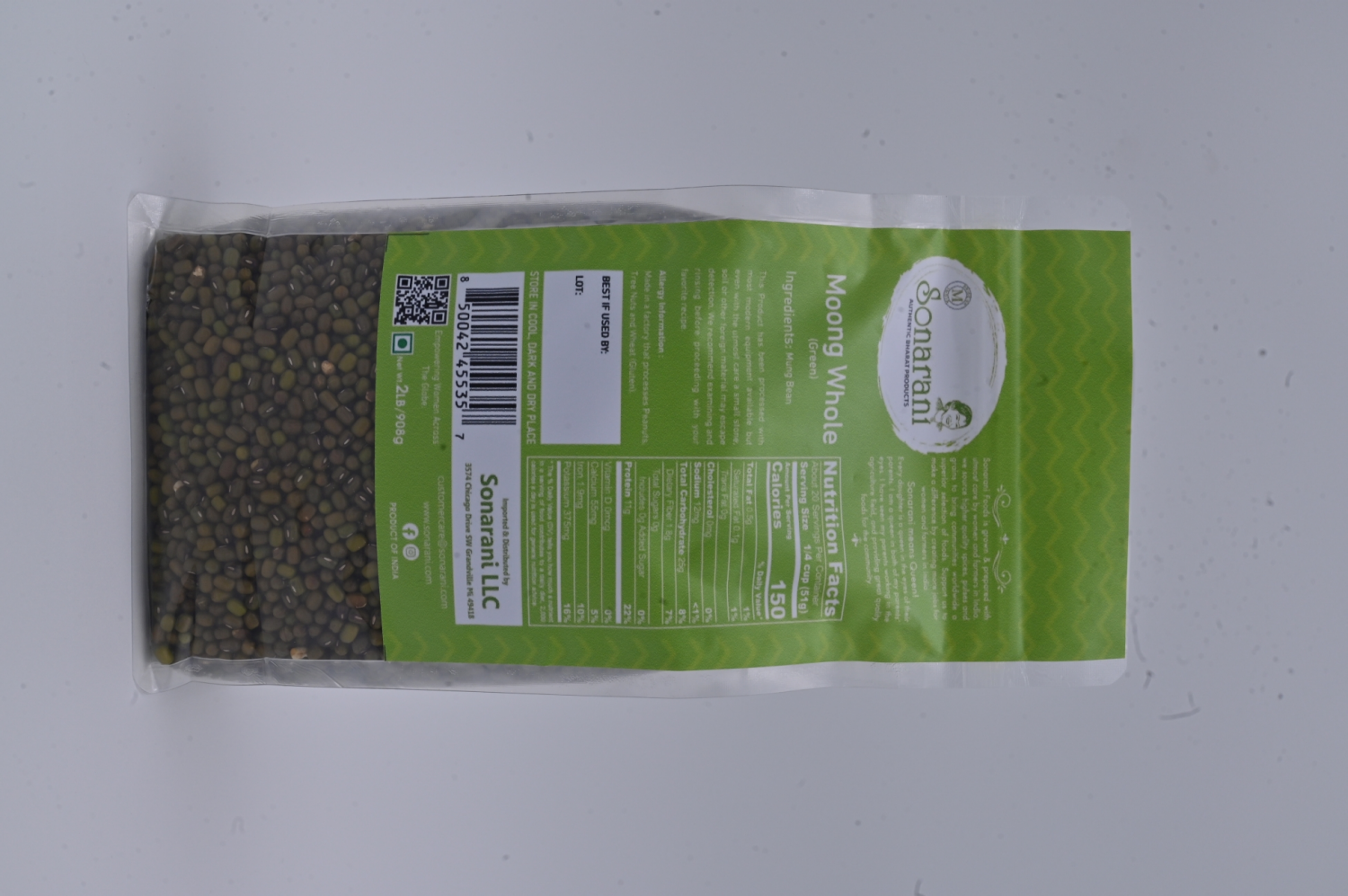 slide 2 of 2, Rani Green Moong Whole, 2 lb