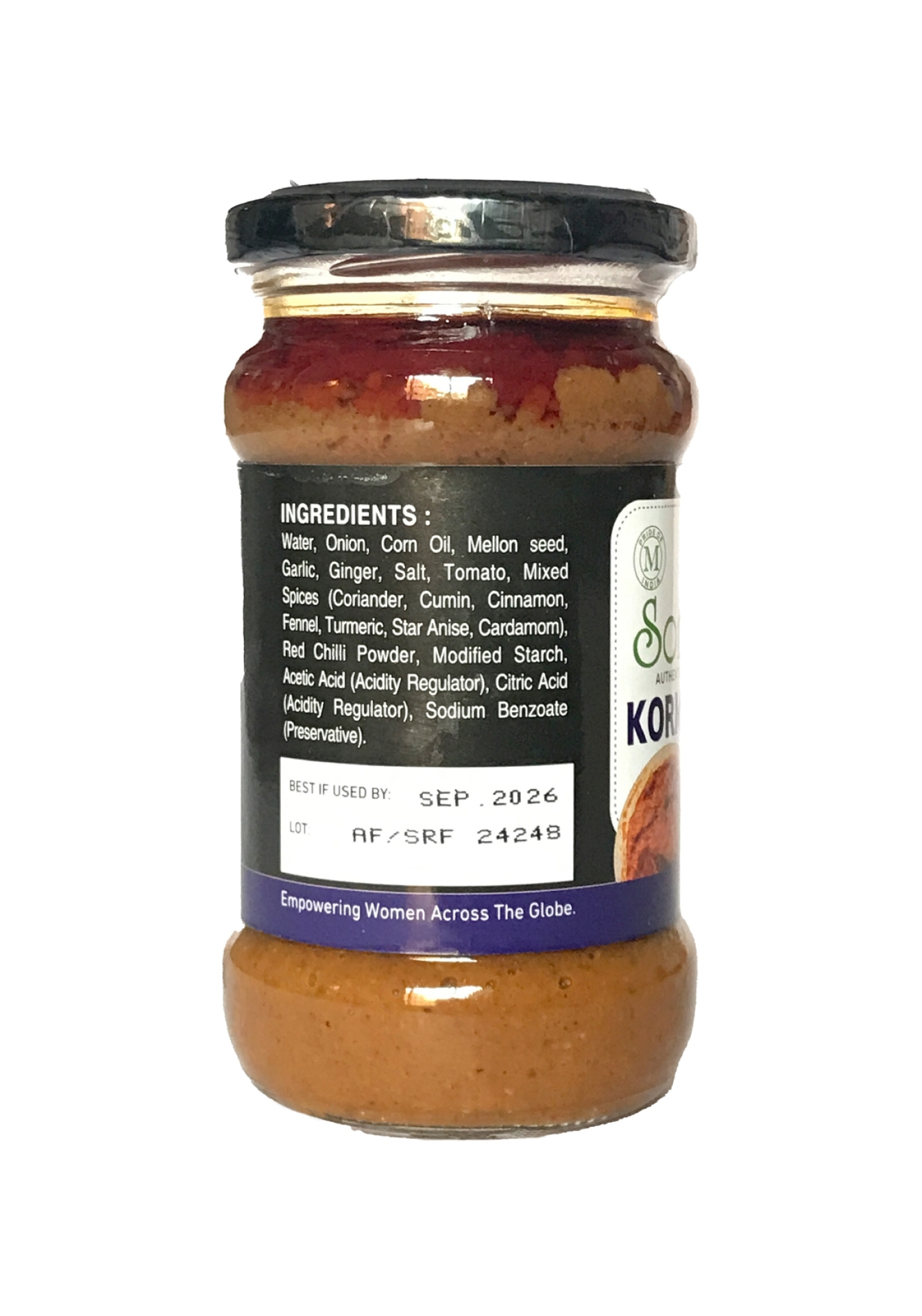 slide 2 of 2, Sonarani Korma Curry Paste 283G, 283 gram