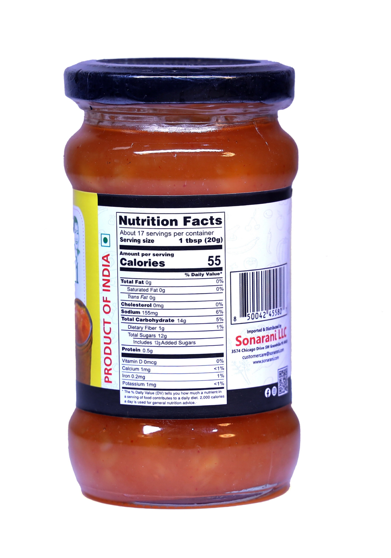 slide 2 of 2, Sonarani Mango Chutney 340G, 340 gram