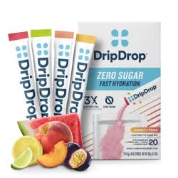 Dripdrop Zero Sugar Electrolyte Drink Mix, Variety Pack, Sticks - 3.17 oz