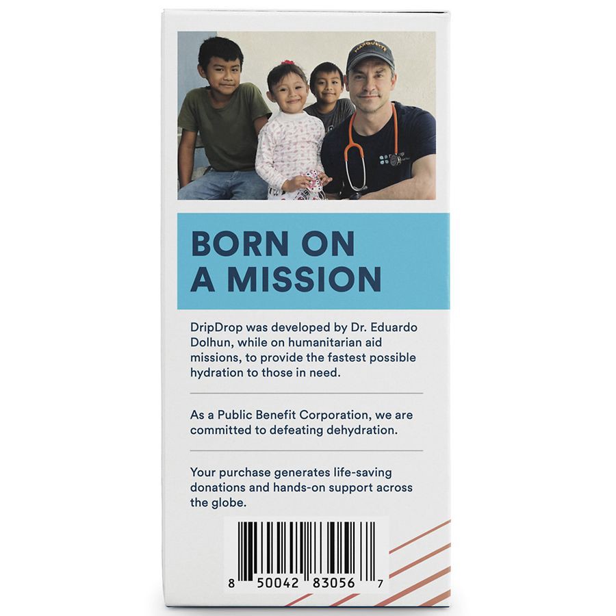 slide 4 of 5, Dripdrop Zero Sugar Electrolyte Drink Mix, Variety Pack, Sticks - 3.17 oz, 0.16 oz x 20 ct