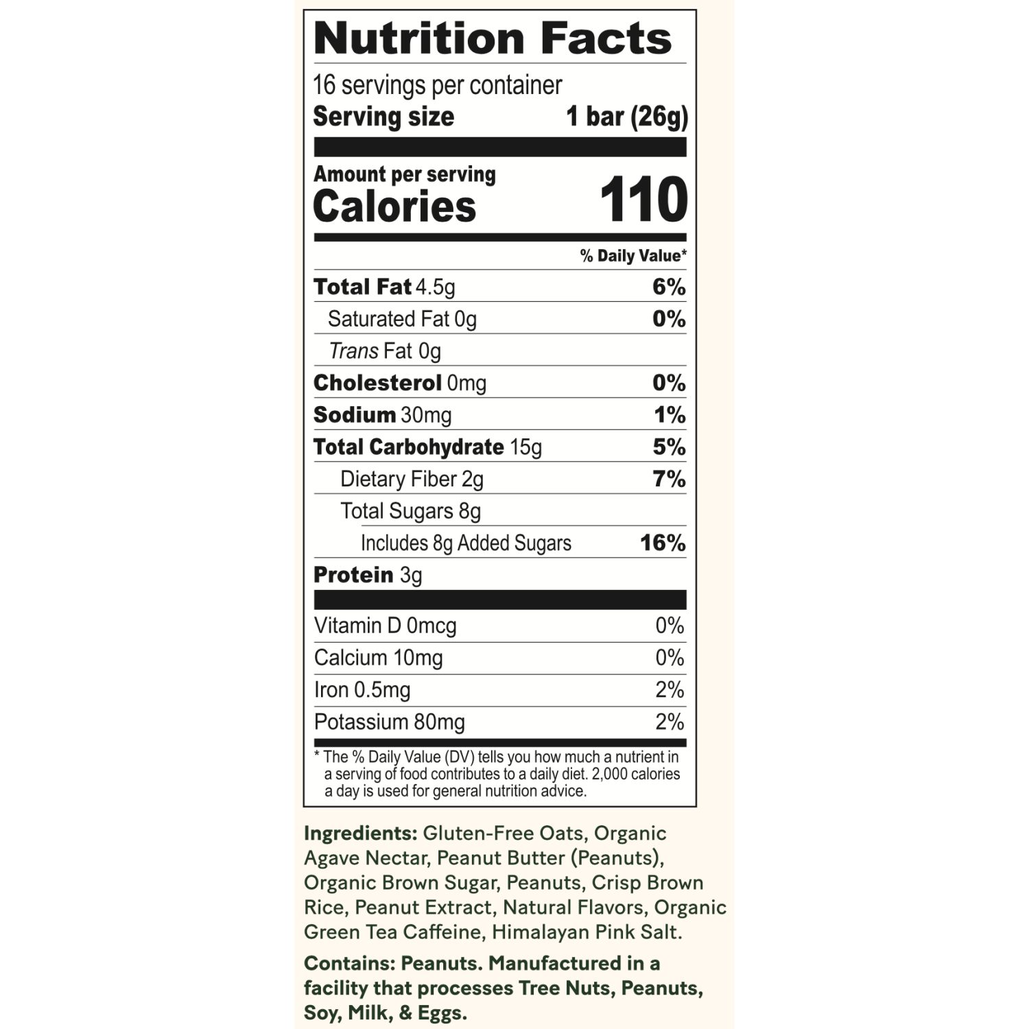 slide 2 of 3, Verb Energy Verb Caffeinated Energy Bars - Peanut Butter Crunch - 5ct/4.6oz, 5 ct, 4.6 oz