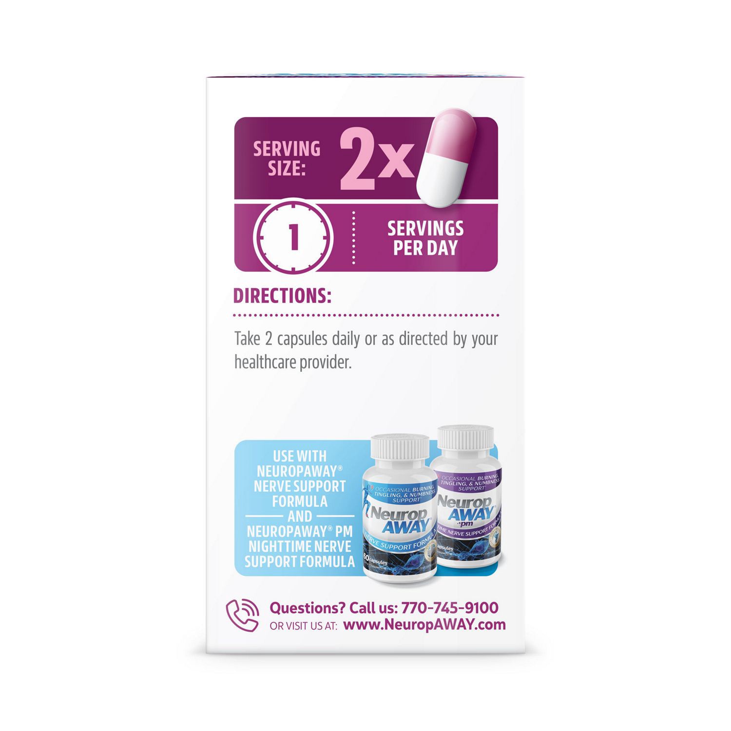 slide 2 of 5, NEUROP AWAY Neuropaway Sexual Health Support Formula, 60 Ct, 60 ct