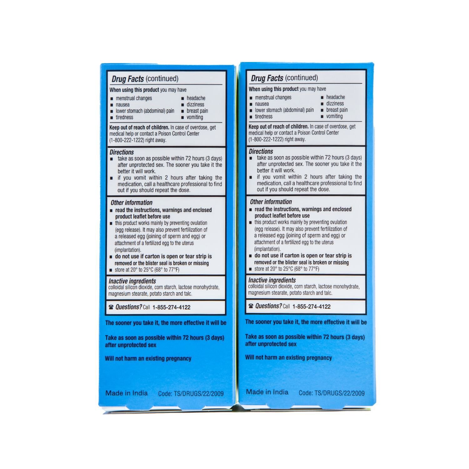 slide 7 of 9, Julie 1.5 mg Emergency Contraceptive Tablet 2 Ct, 2 ct