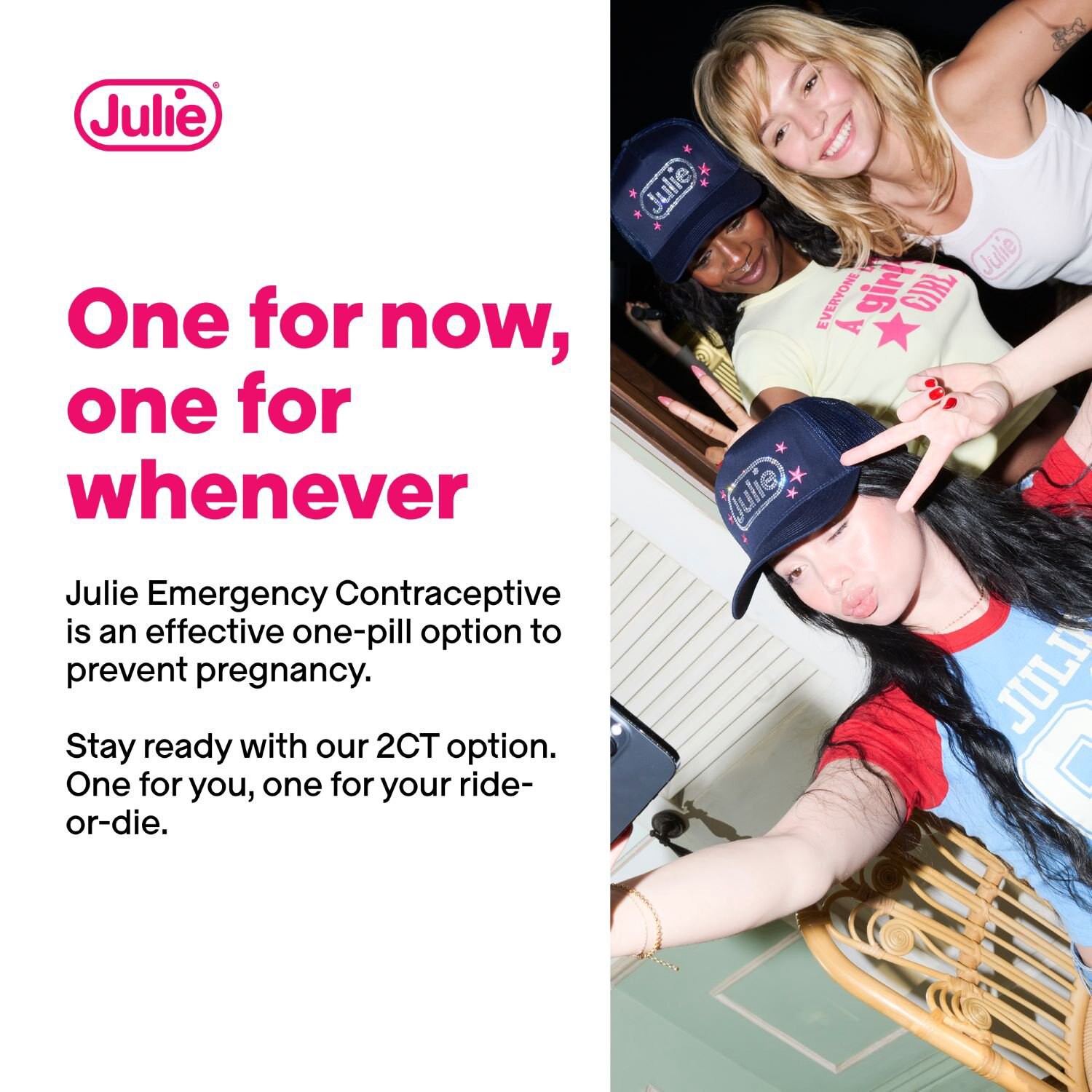 slide 4 of 9, Julie 1.5 mg Emergency Contraceptive Tablet 2 Ct, 2 ct