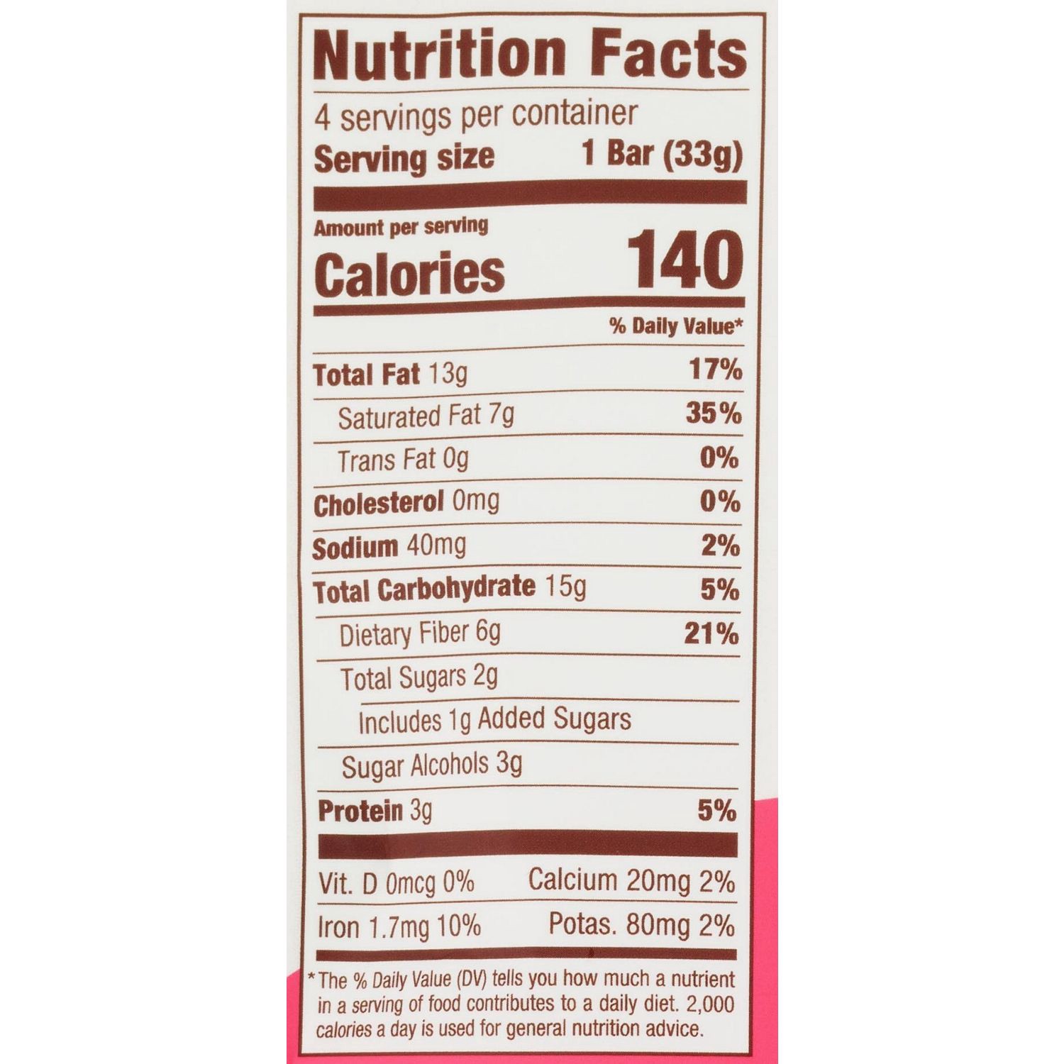slide 2 of 3, Catalina Crunch Chocolate Cookie Bar with Raspberry 4 - 1.16 oz Bars, 4 ct