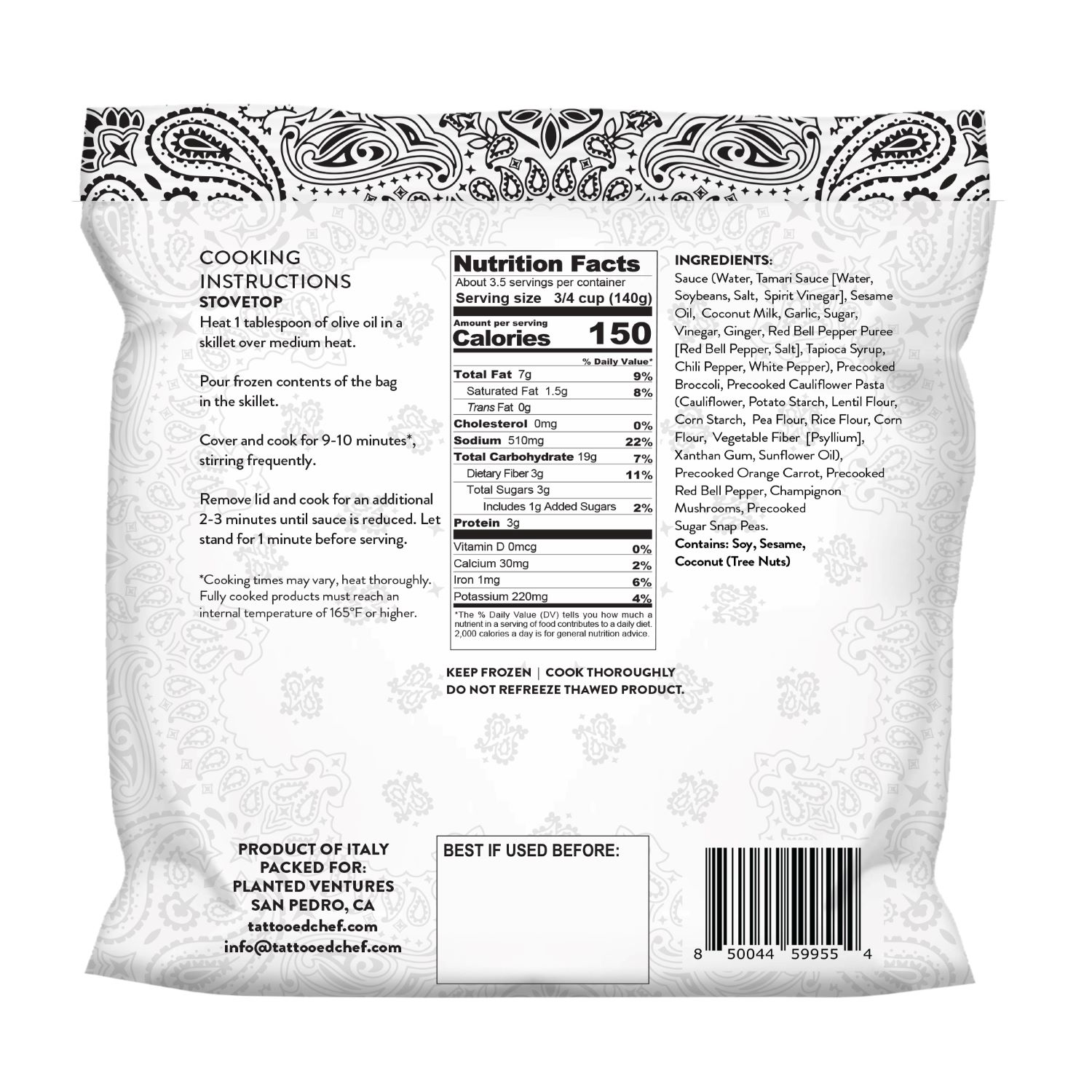 slide 2 of 2, Tattooed Chef Veggie Wok 18oz, 18 oz