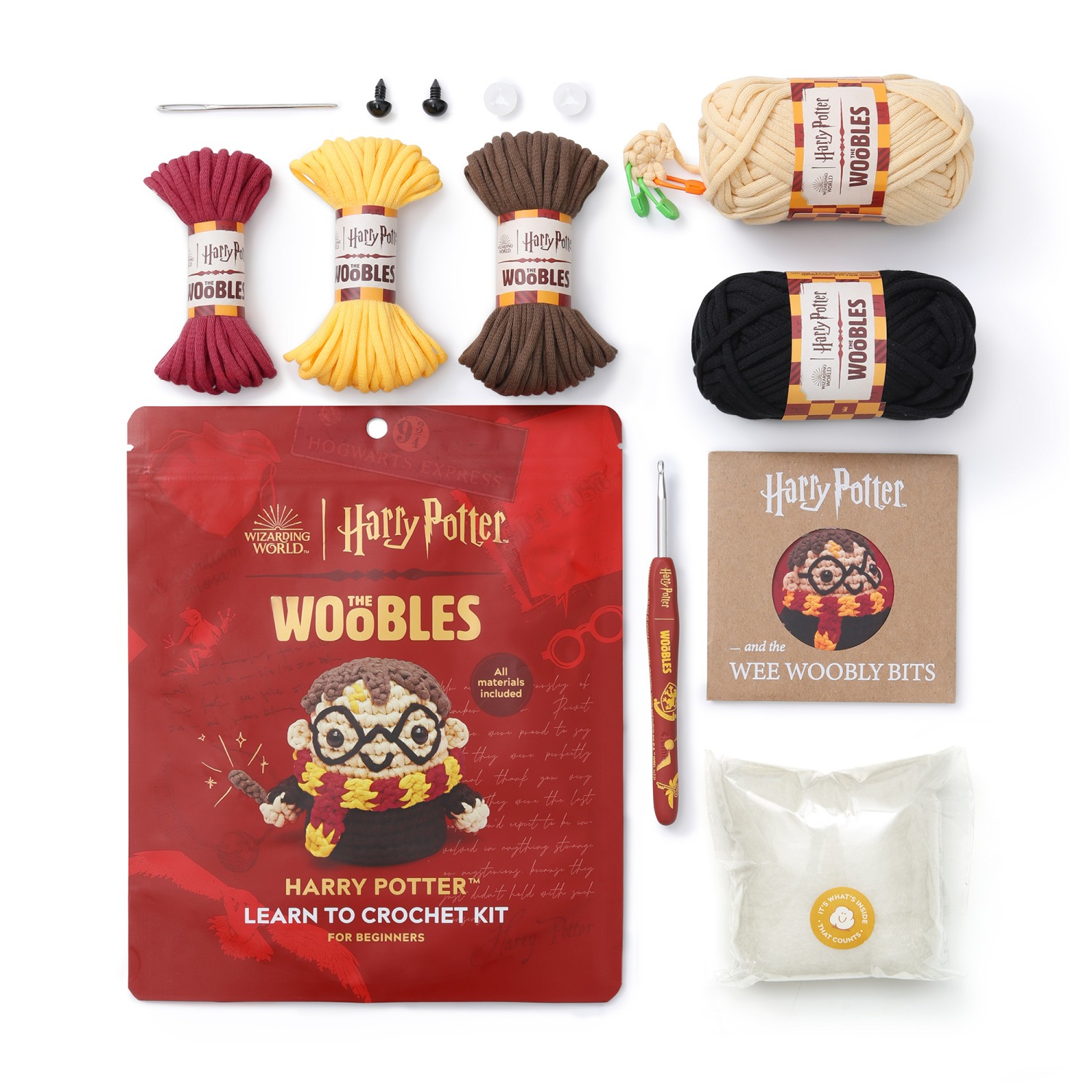 slide 3 of 3, The Woobles Harry Potter Crochet Kit, 1 ct