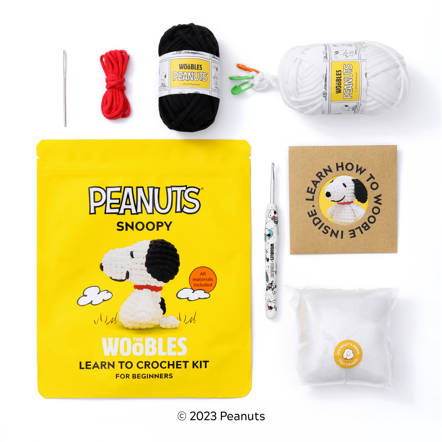 slide 5 of 5, The Woobles Snoopy Crochet Kit, 1 ct