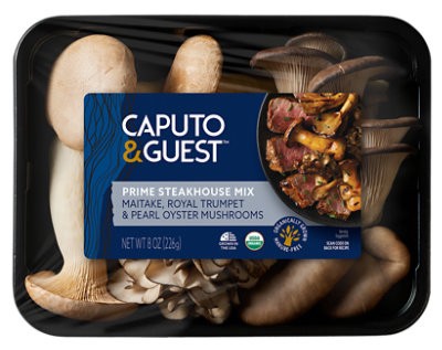 slide 1 of 1, Caputo And Guest Prime Steakhouse Mushrooms Mix - 8 Oz, 4/8 oz