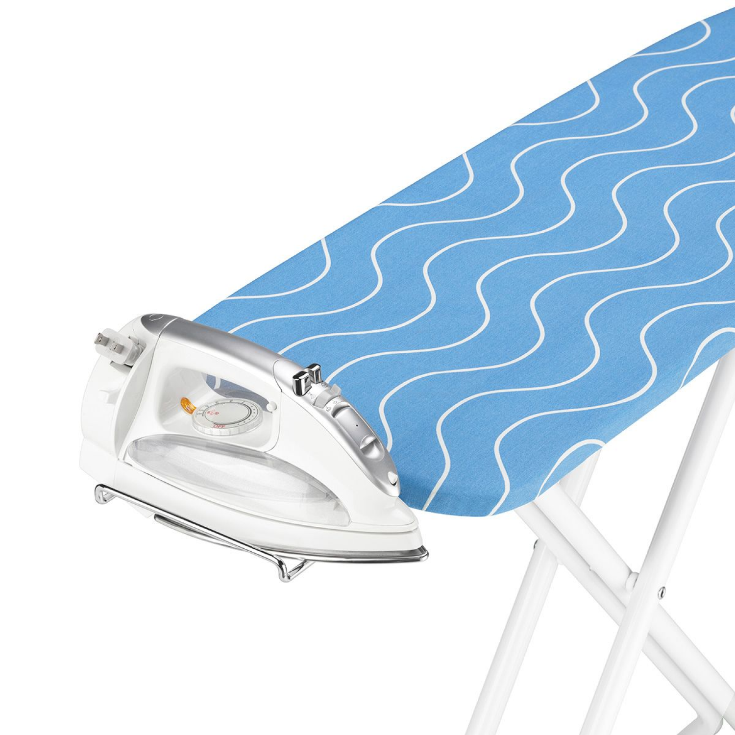 slide 5 of 5, Whitmor Ironing Board With Cover 4 Leg Mesh Grey, 1 ct