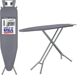 Whitmor Ironing Board With Cover 4 Leg Mesh Grey