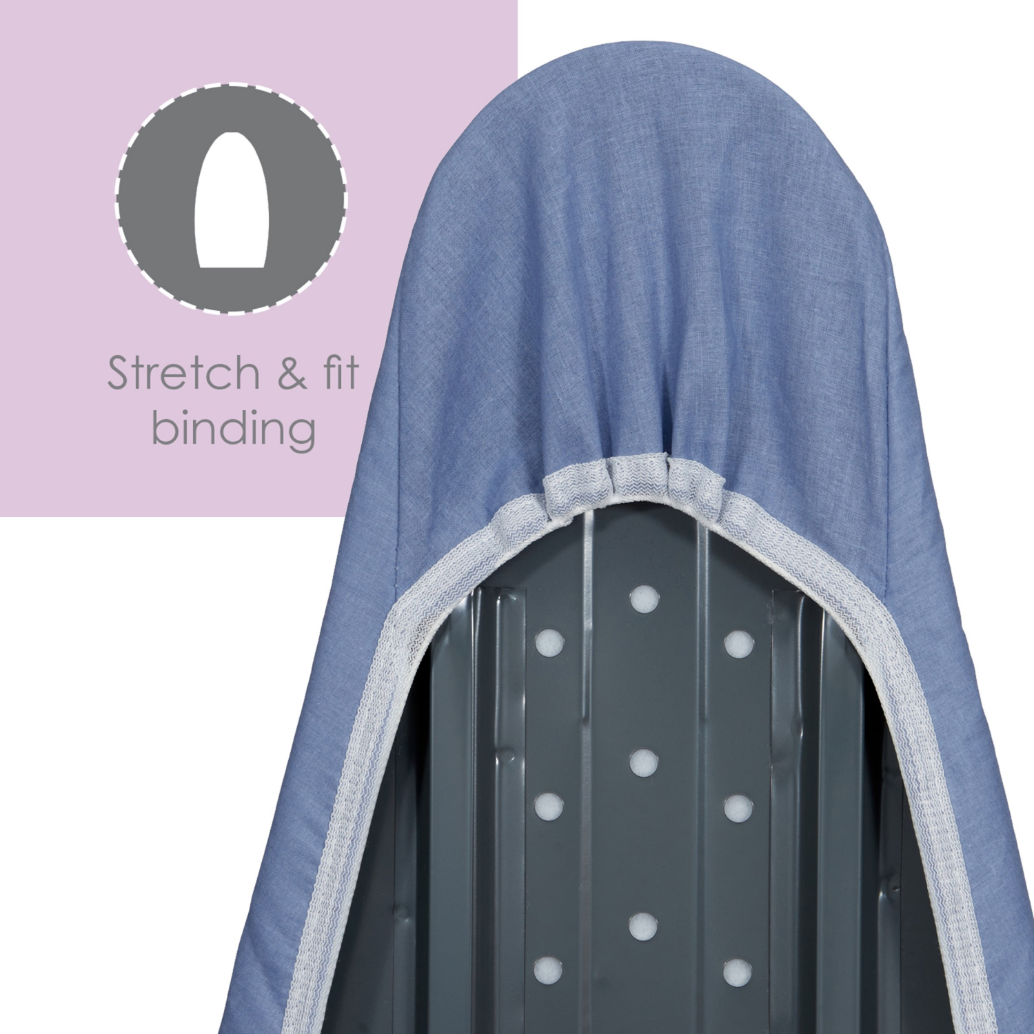 slide 6 of 7, Whitmor Seymour Home Products Drawstring Replacement Cover And Pad, Forever Blue, Fits 53"-55" X 13"-14", 1 ct