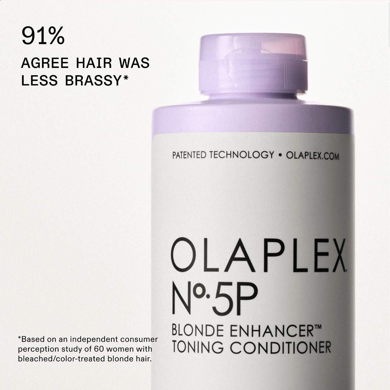 slide 5 of 8, Olaplex No.5P Blonde Hair Hydrating & Brightening Purple Toning Conditioner 8.5 oz, 