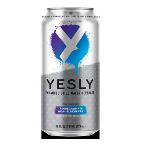 slide 1 of 1, Yesly Pomegranate Acai Blueberry, 16 oz