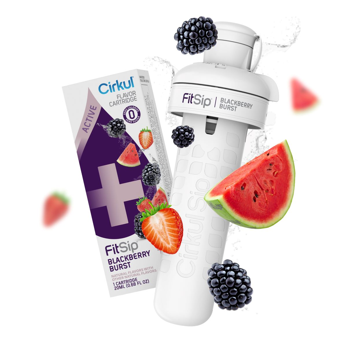 slide 2 of 2, Cirkul FitSip Blackberry Burst Flavor Cartridge 1-Pack, 1 ct