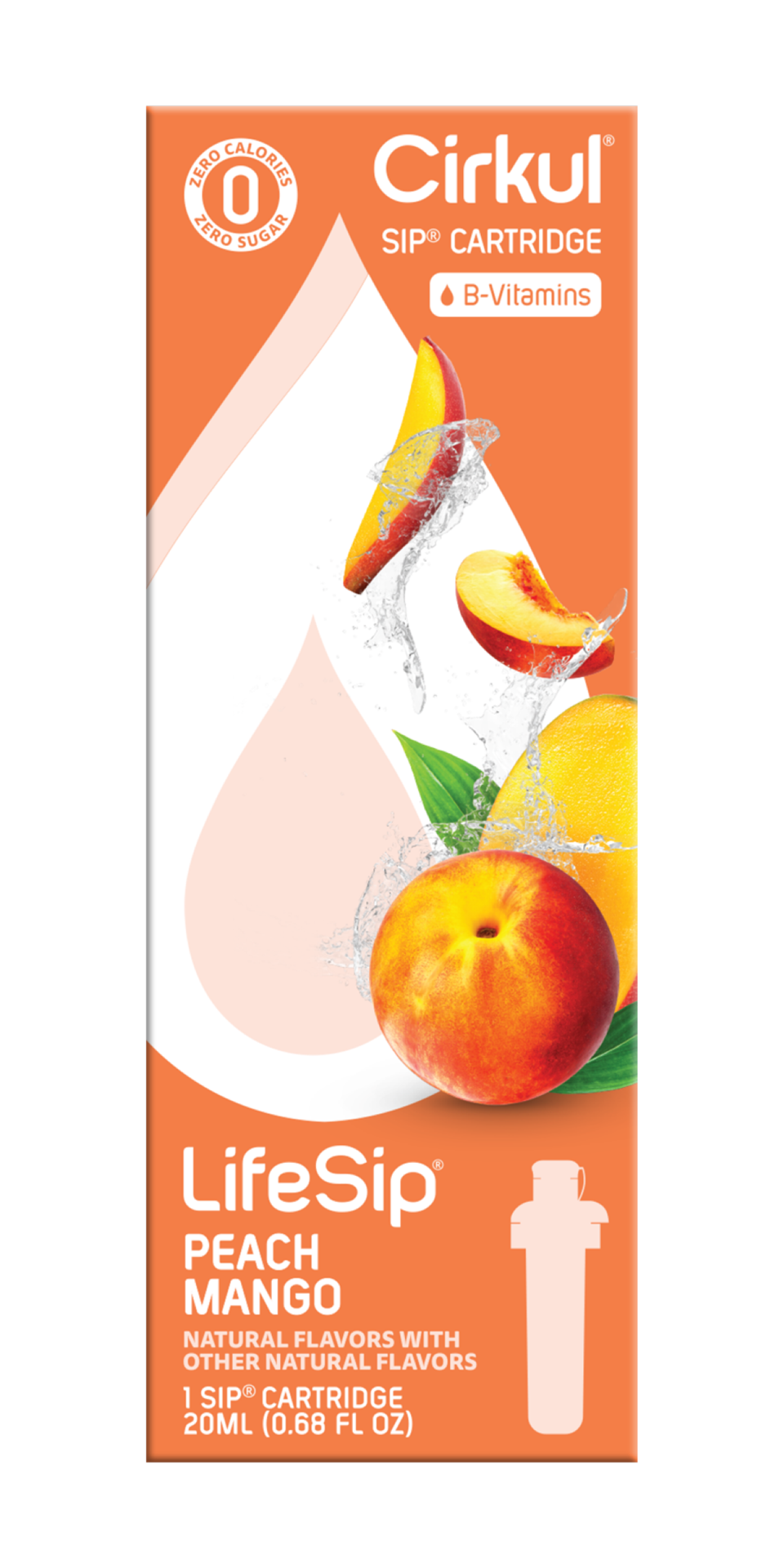slide 1 of 1, Cirkul Lifesip Peach Mango Cartridge 1-Pack, 1 ct