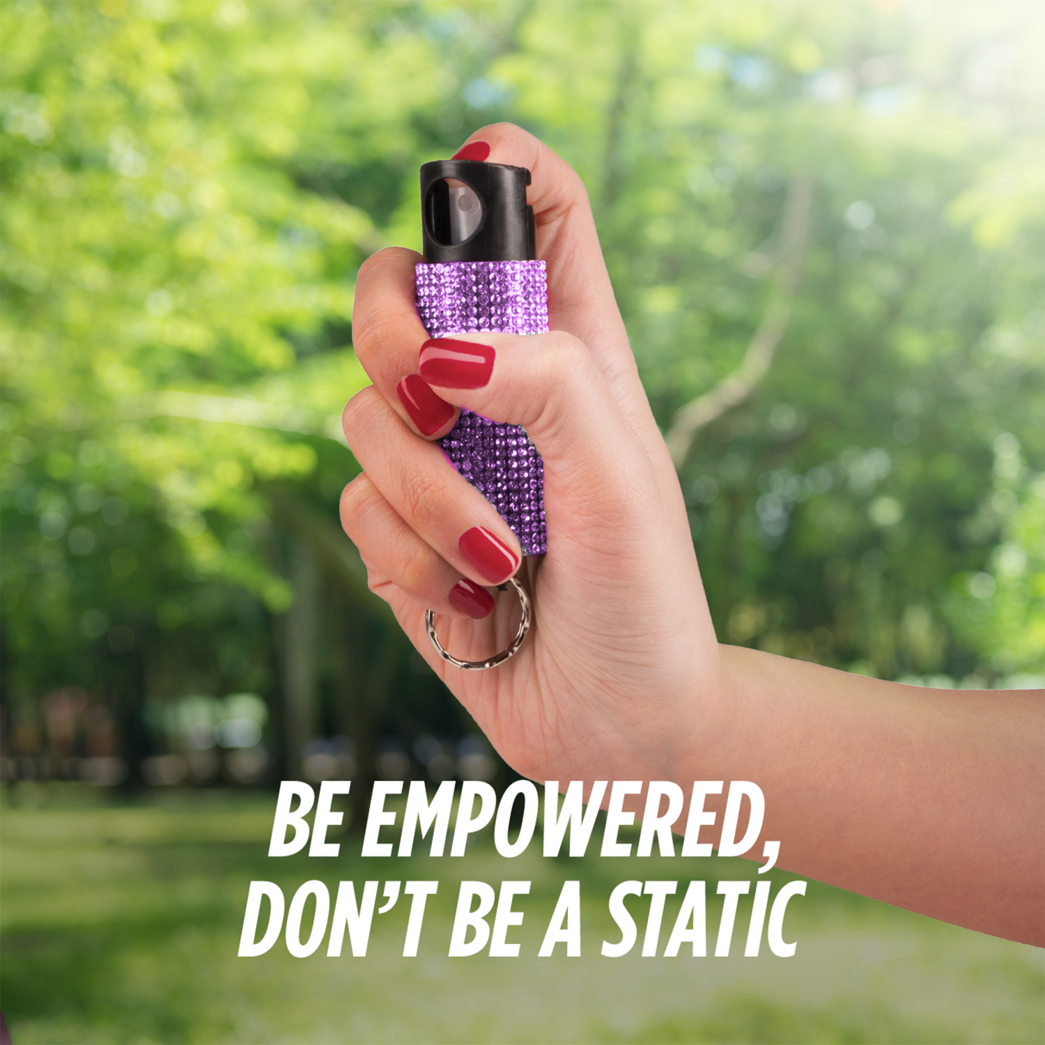 slide 2 of 2, Guard Dog Bling It On Pepper Spray White, 1/2 oz