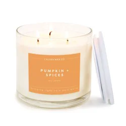 Calyan Wax Co. Pumpkin + Spices 3-Wick Soy Candle