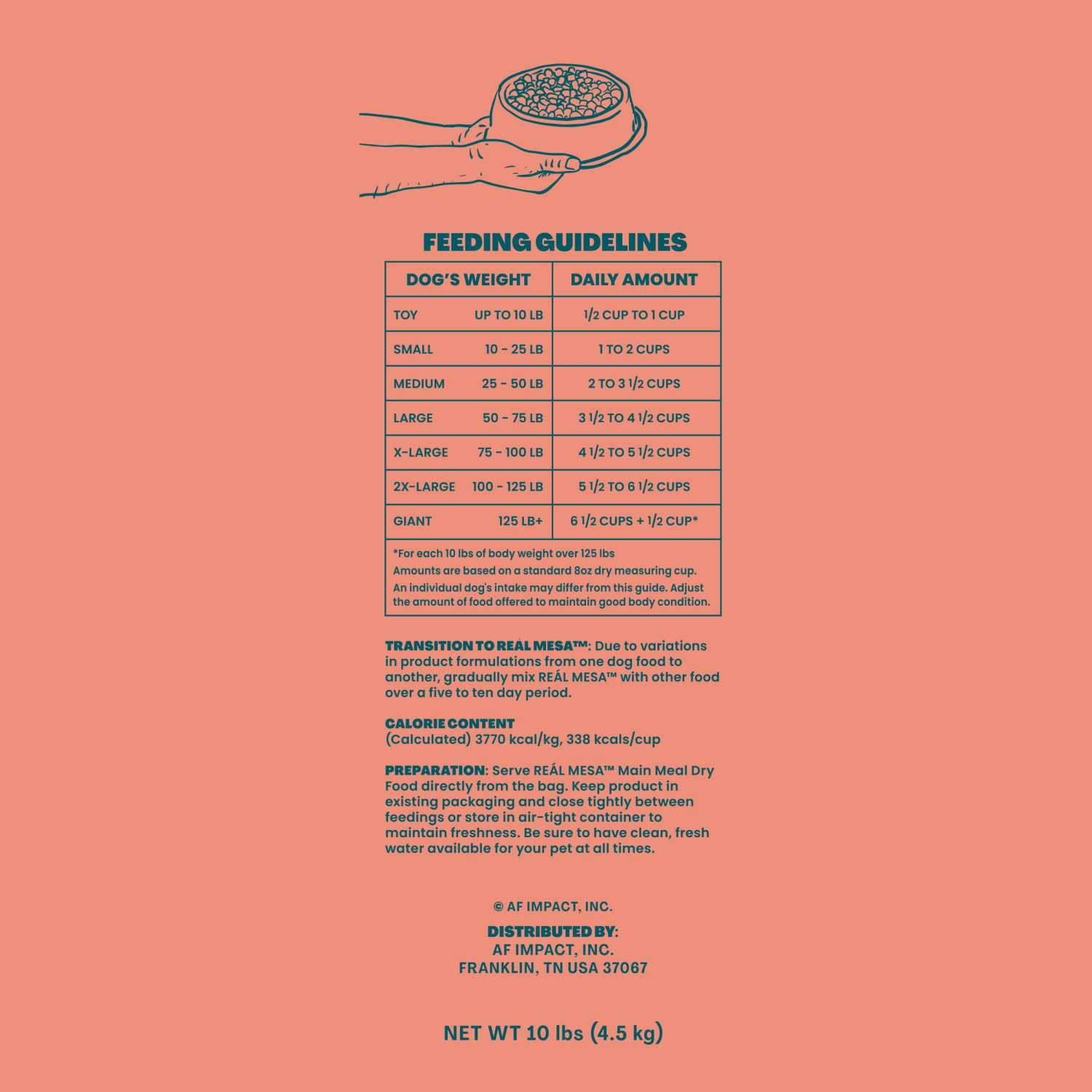 slide 2 of 5, REAL MESA REÁL MESA Adult Dog Food Wild Caught Salmon Feast, 10 Lb, 10 lb