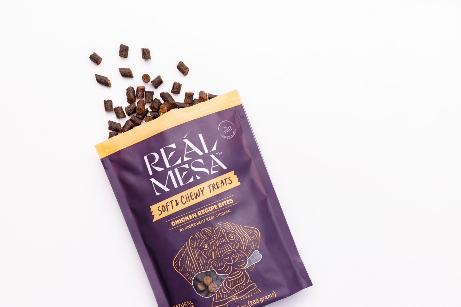 slide 5 of 5, Real Mesa Dog Treat Soft Chewy Chicken - 4.5 OZ, 4.5 oz